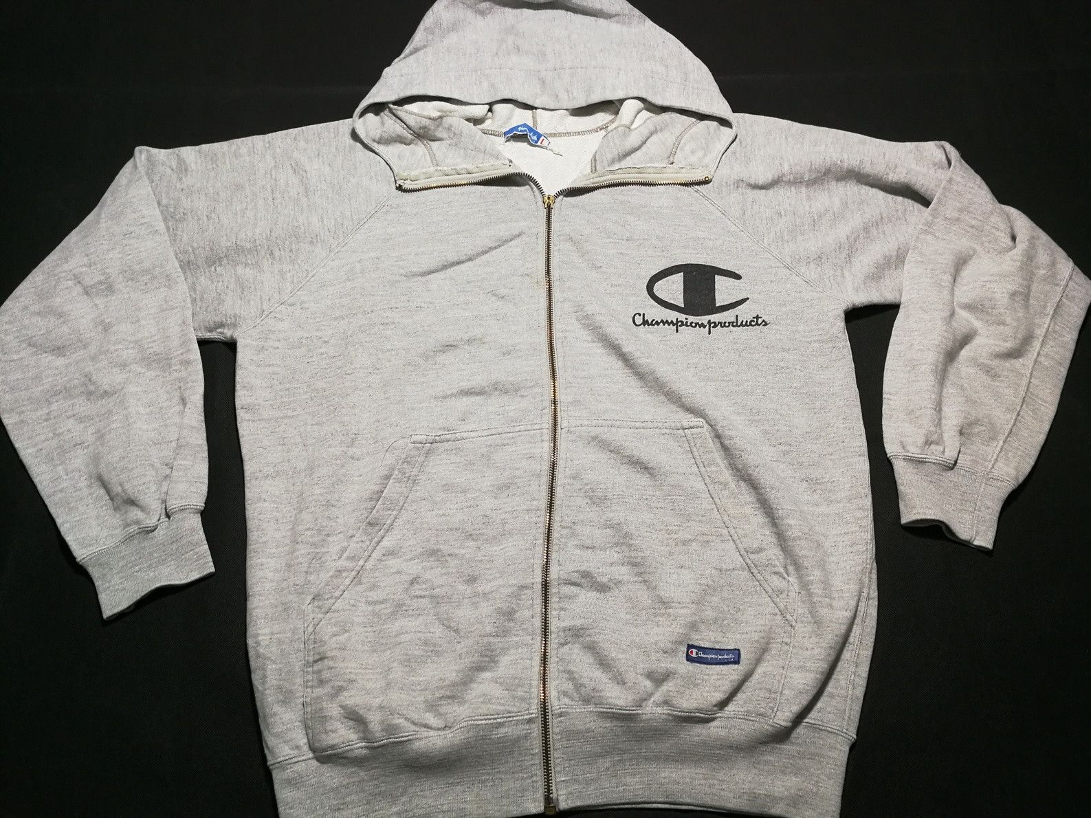 Rare Vintage 90s Champion Hoodie Full Zip