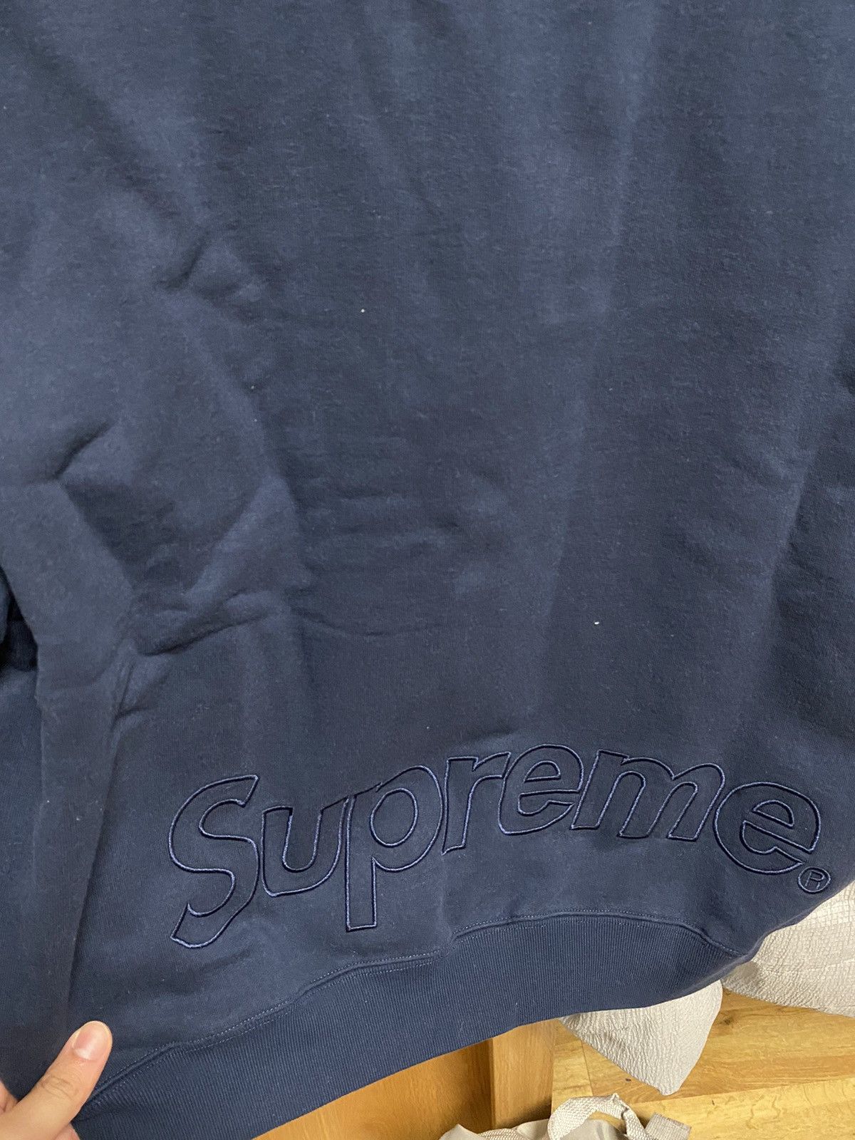 Supreme × Vintage Supreme washed half zip Size US M / EU 48-50 / 2 - 6 Thumbnail