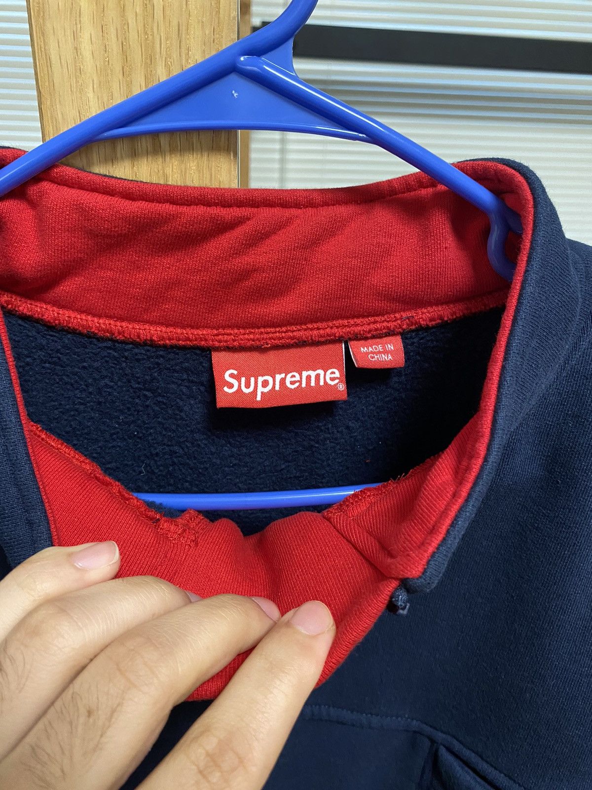 Supreme × Vintage Supreme washed half zip Size US M / EU 48-50 / 2 - 4 Thumbnail