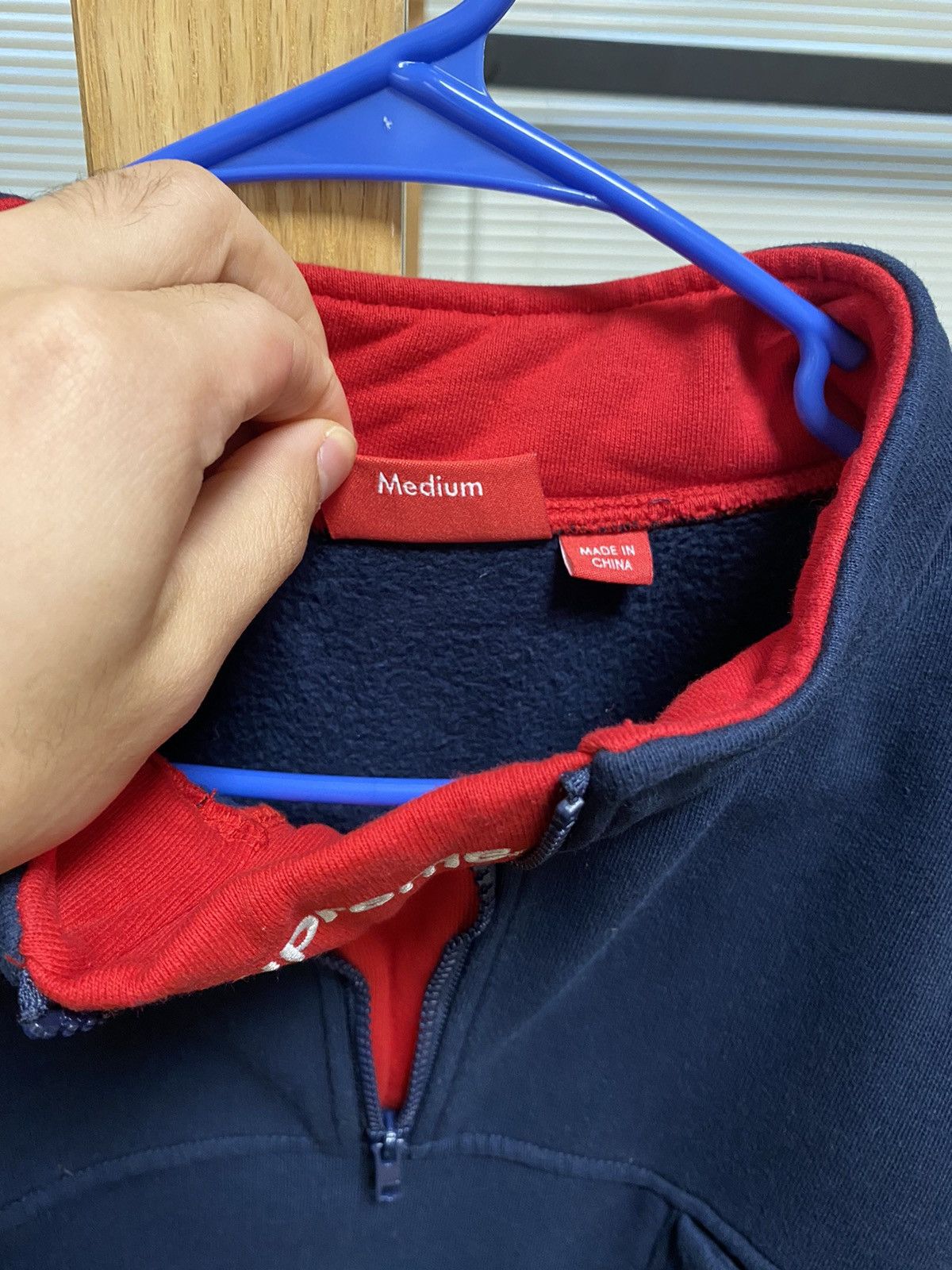 Supreme × Vintage Supreme washed half zip Size US M / EU 48-50 / 2 - 5 Thumbnail