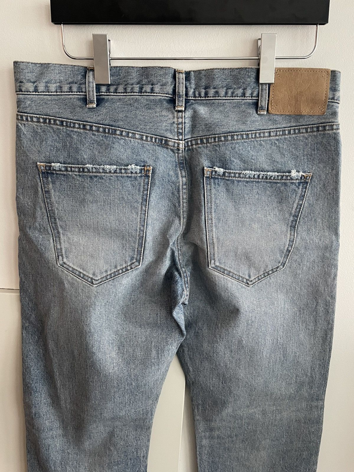 Celine × Hedi Slimane Extremely Rare Sold-out Brand NEW Celine Trash Crash Denim Size US 31 - 24 Thumbnail