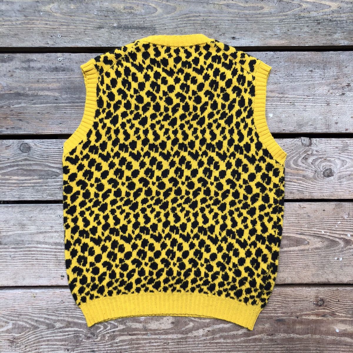 Noah Cheetah Print sweater vest Size US M / EU 48-50 / 2 - 2 Thumbnail