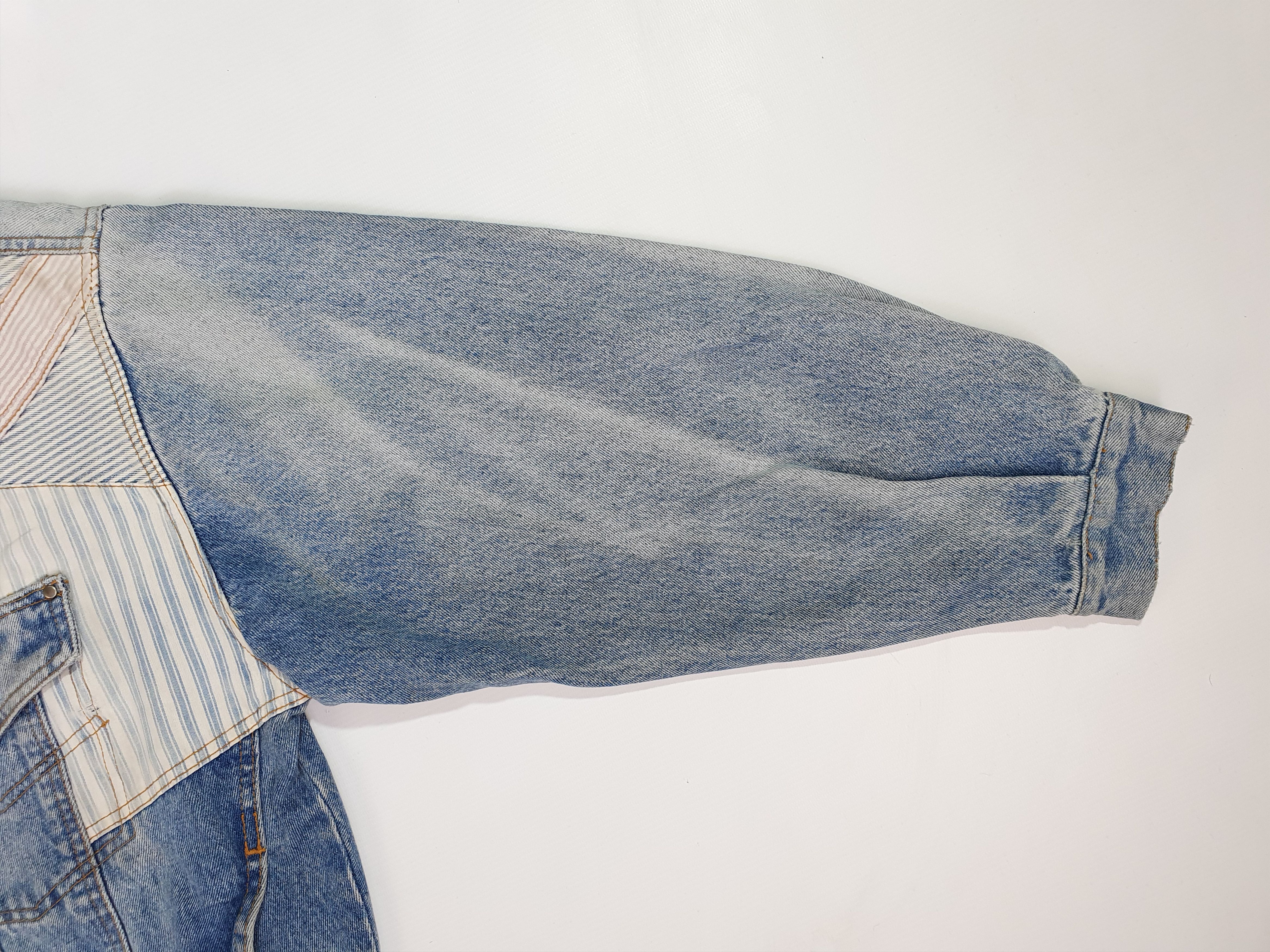 Japanese Brand × Jordache Rare 90s JORDACHE Patchwork Denim Multi pockets Jacket Size US M / EU 48-50 / 2 - 12 Thumbnail