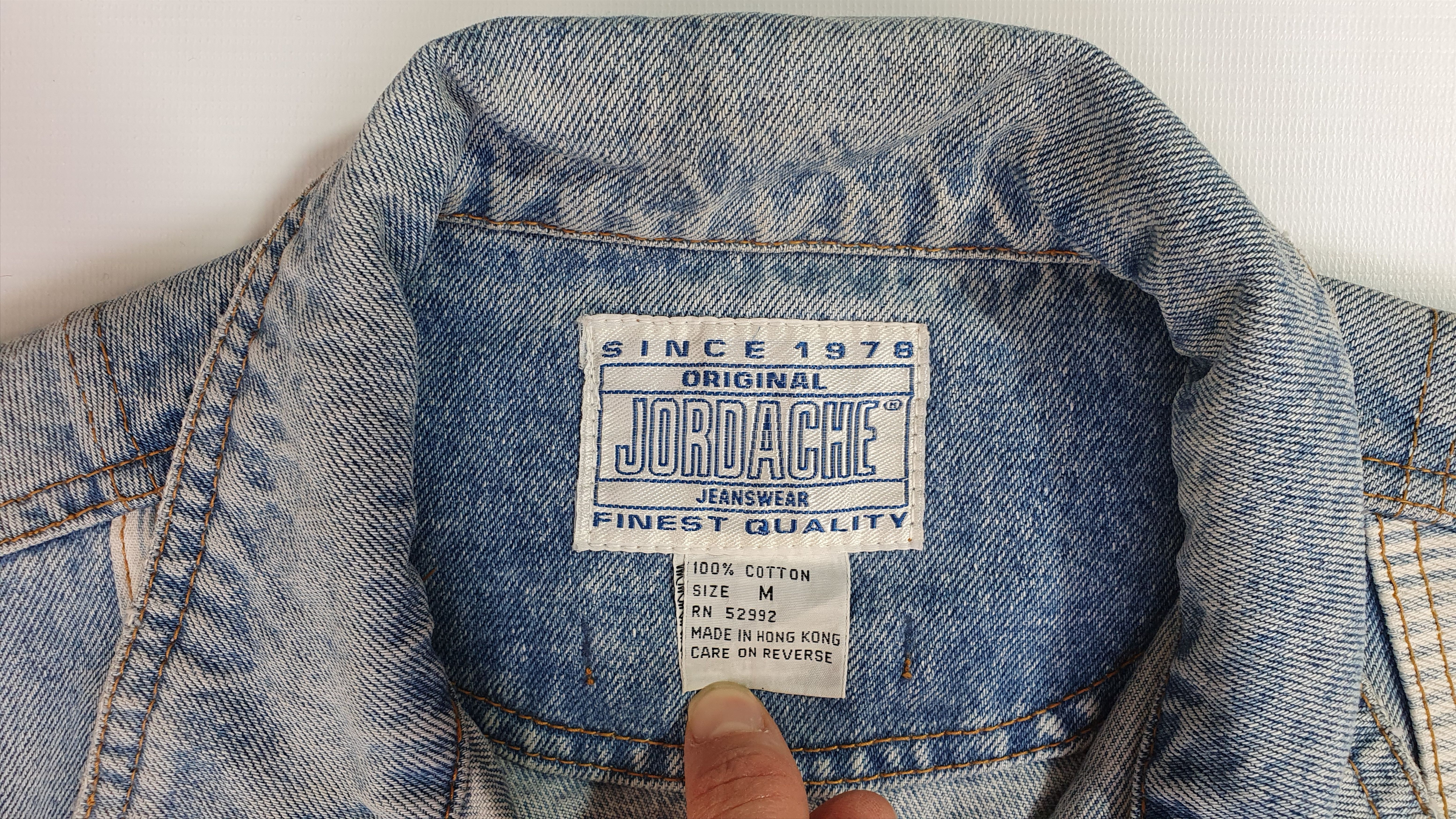 Japanese Brand × Jordache Rare 90s JORDACHE Patchwork Denim Multi pockets Jacket Size US M / EU 48-50 / 2 - 7 Thumbnail