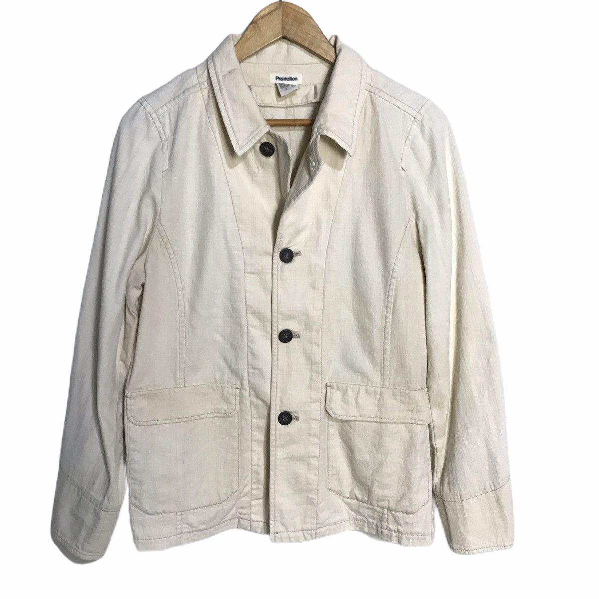 Issey Miyake Plantation cotton button jacket Size US S / EU 44-46 / 1 - 1 Thumbnail