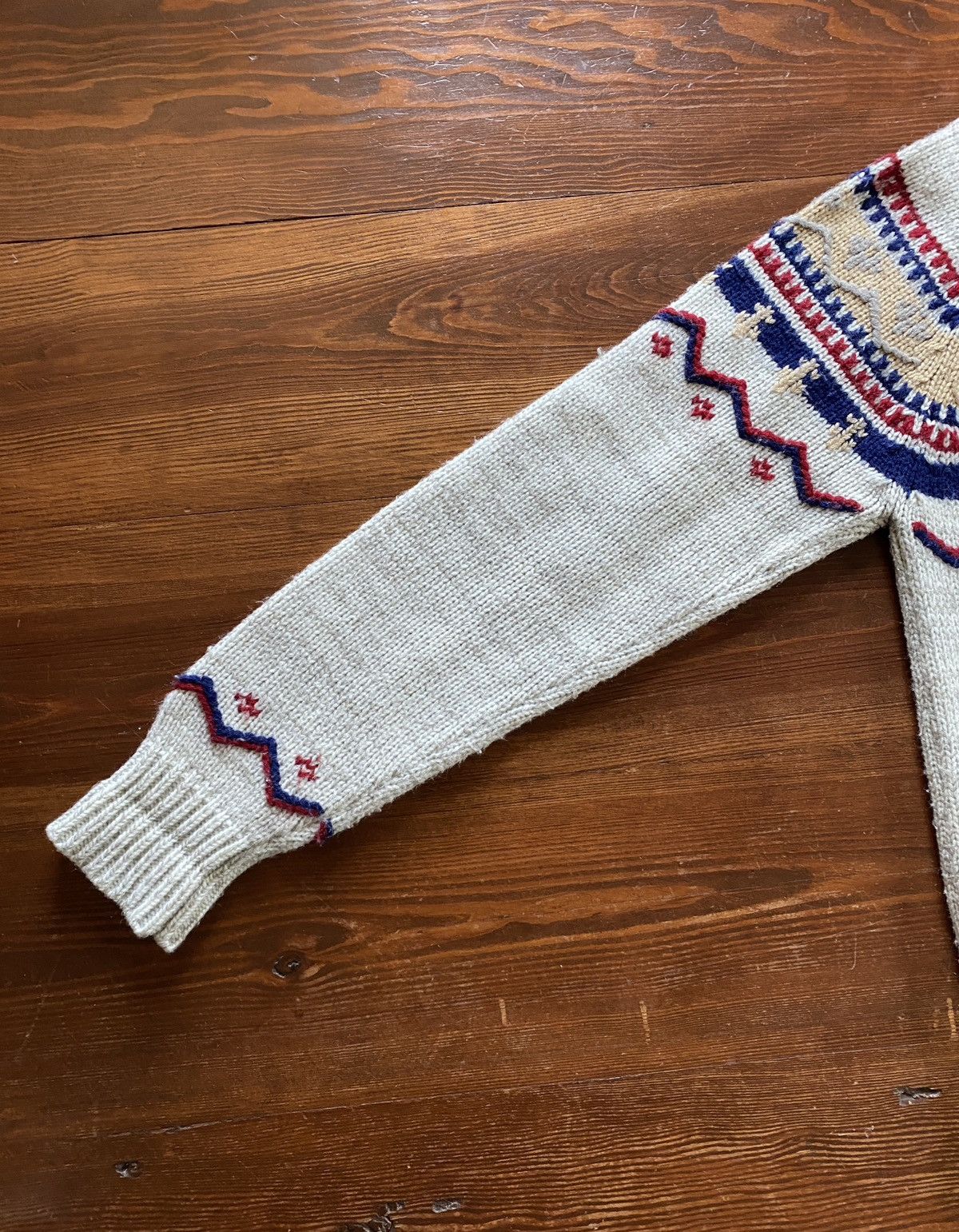 Vintage Vintage 80’s Selkirk Textile Fisherman Style Knit Sweater Size US M / EU 48-50 / 2 - 10 Thumbnail