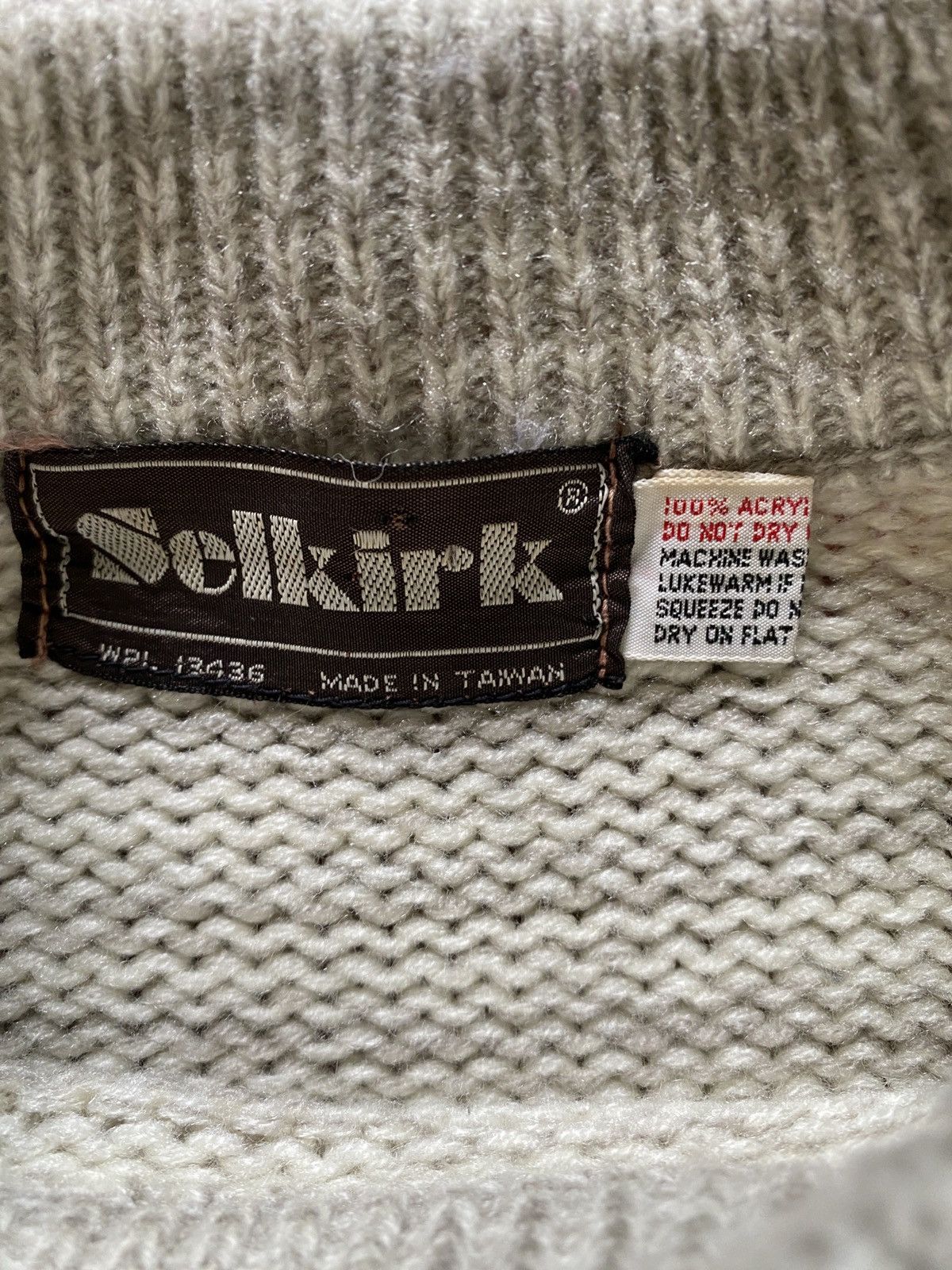 Vintage Vintage 80’s Selkirk Textile Fisherman Style Knit Sweater Size US M / EU 48-50 / 2 - 5 Thumbnail