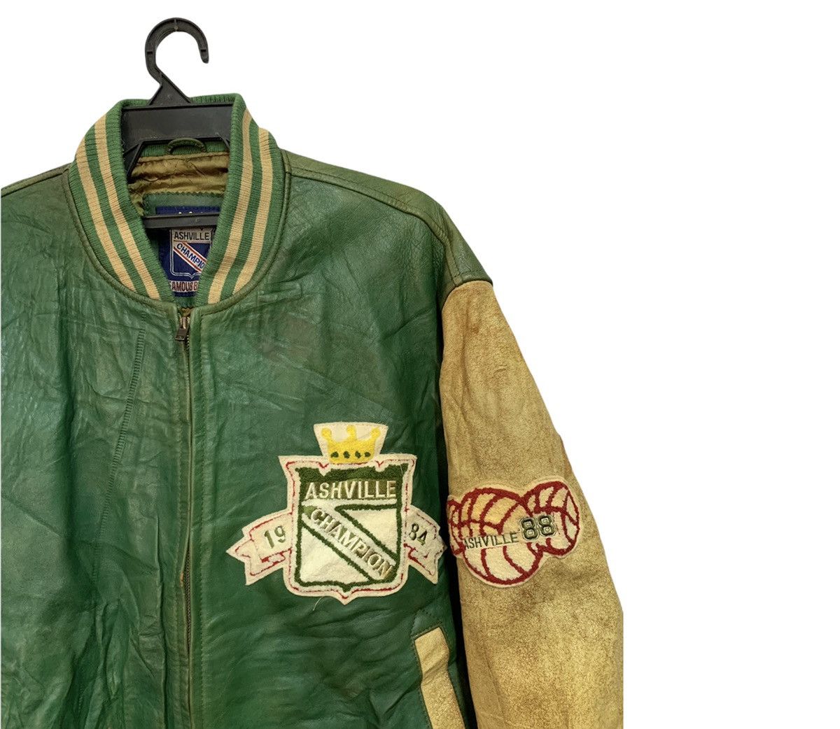 Genuine Leather Ashville Champion Leather Varsity Jacket Size US M / EU 48-50 / 2 - 3 Thumbnail
