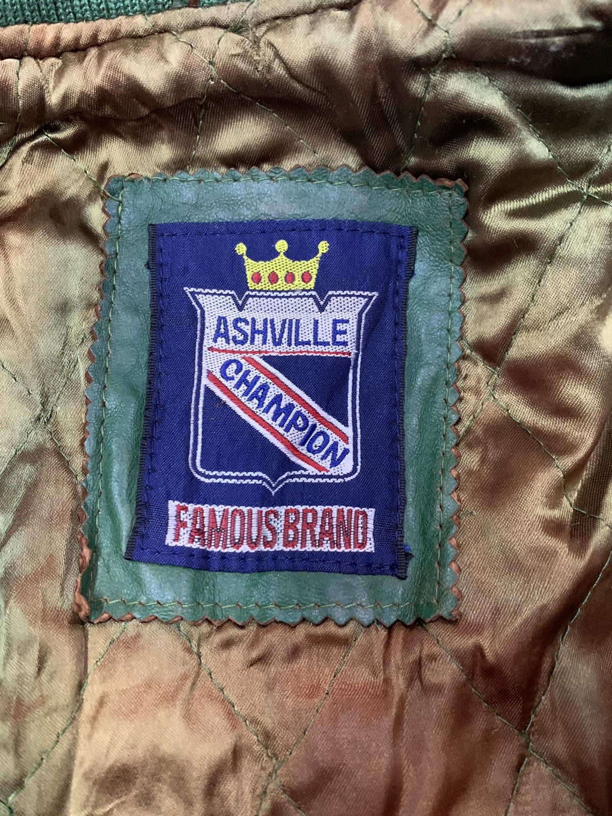 Genuine Leather Ashville Champion Leather Varsity Jacket Size US M / EU 48-50 / 2 - 11 Thumbnail