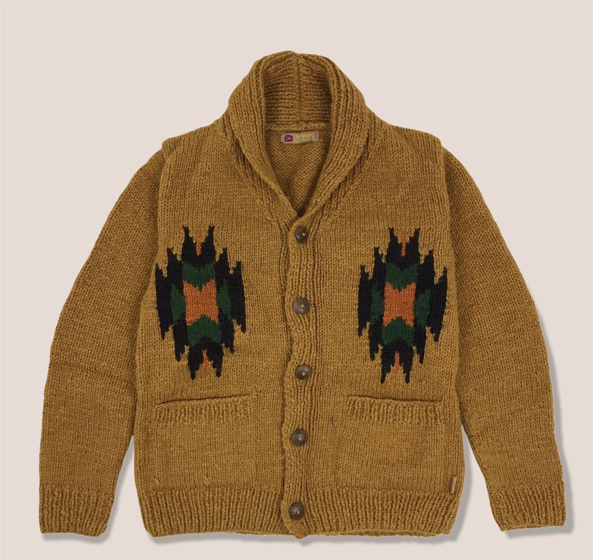 Native × Vintage Vintage Native Navajo chimayo wool knitwear Size US M / EU 48-50 / 2 - 1 Thumbnail