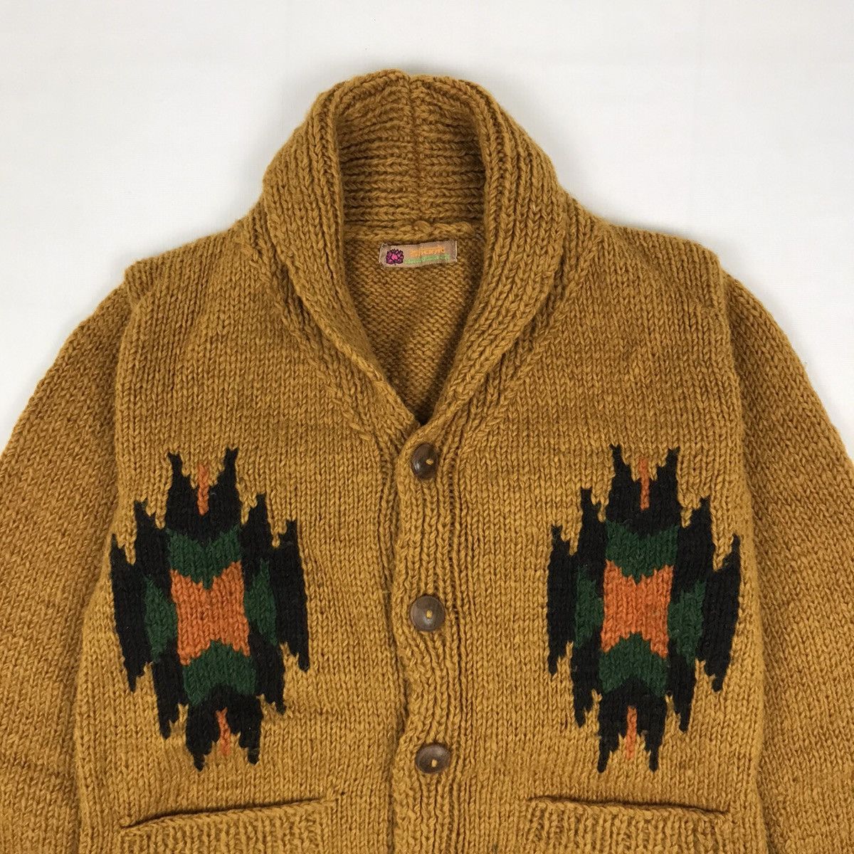 Native × Vintage Vintage Native Navajo chimayo wool knitwear Size US M / EU 48-50 / 2 - 2 Thumbnail