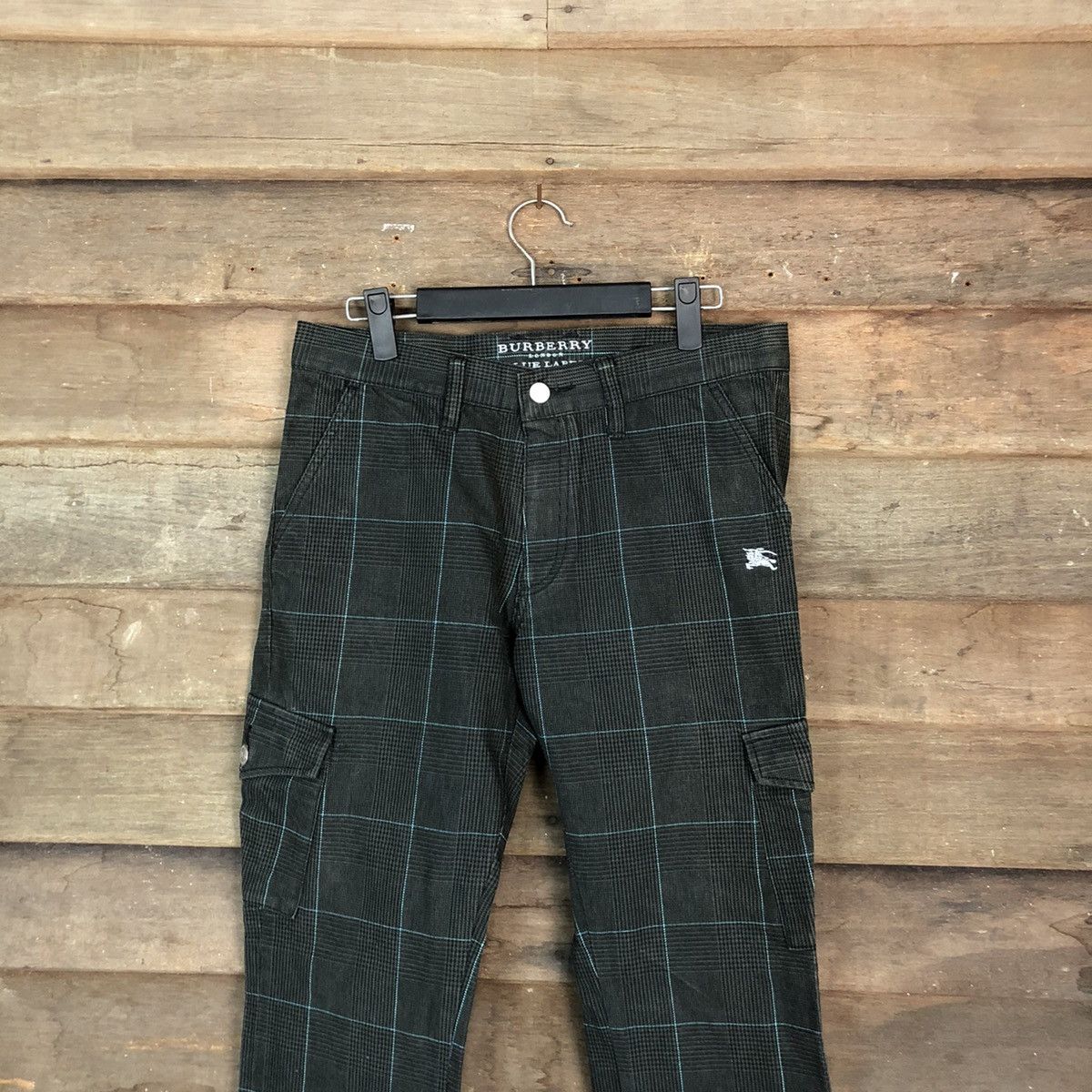 Burberry DLL Burbery Checkred Cargo Multupocket Pants #1462 Size 30" / US 8 / IT 44 - 2 Thumbnail