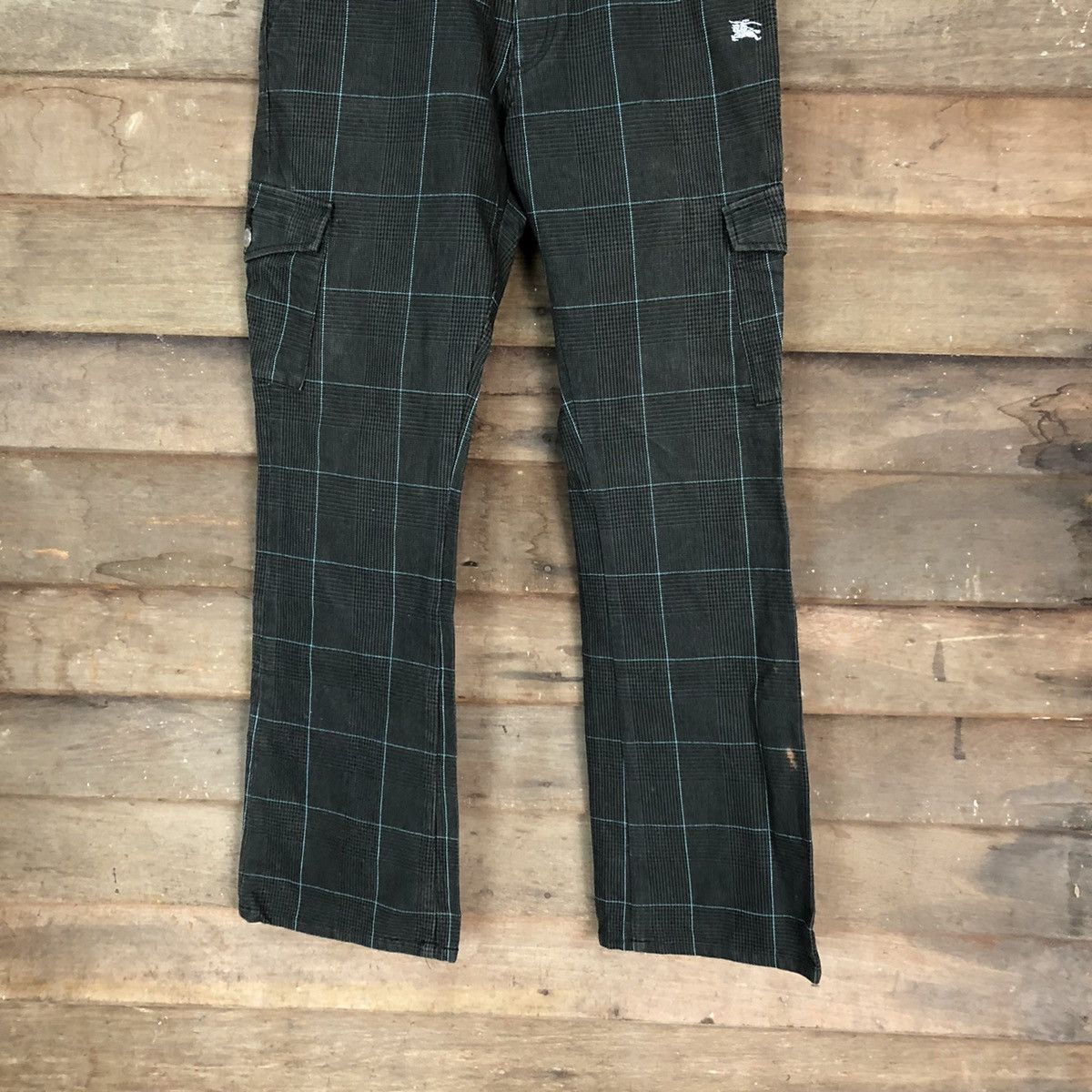 Burberry DLL Burbery Checkred Cargo Multupocket Pants #1462 Size 30" / US 8 / IT 44 - 3 Thumbnail