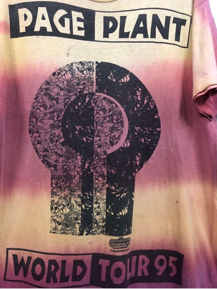 Band Tees × Led Zeppelin × Vintage Vintage 1995 Jimmy Page Robert Plan Led Zeppelin Shirt Size US L / EU 52-54 / 3 - 2 Thumbnail