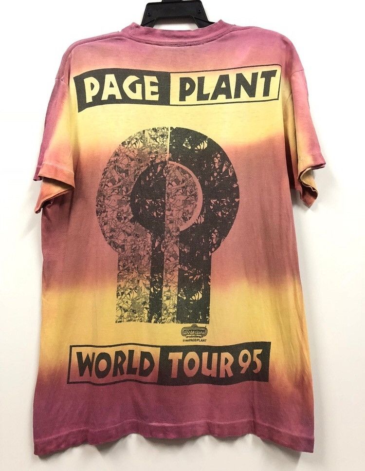 Band Tees × Led Zeppelin × Vintage Vintage 1995 Jimmy Page Robert Plan Led Zeppelin Shirt Size US L / EU 52-54 / 3 - 1 Thumbnail