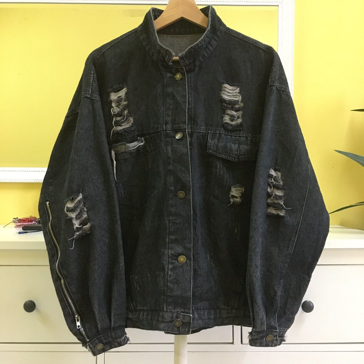 Japanese Brand Japanese Women Distressed Denim Size XL / US 12-14 / IT 48-50 - 1 Thumbnail