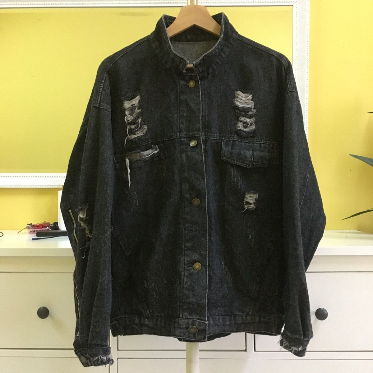Japanese Brand Japanese Women Distressed Denim Size XL / US 12-14 / IT 48-50 - 2 Thumbnail