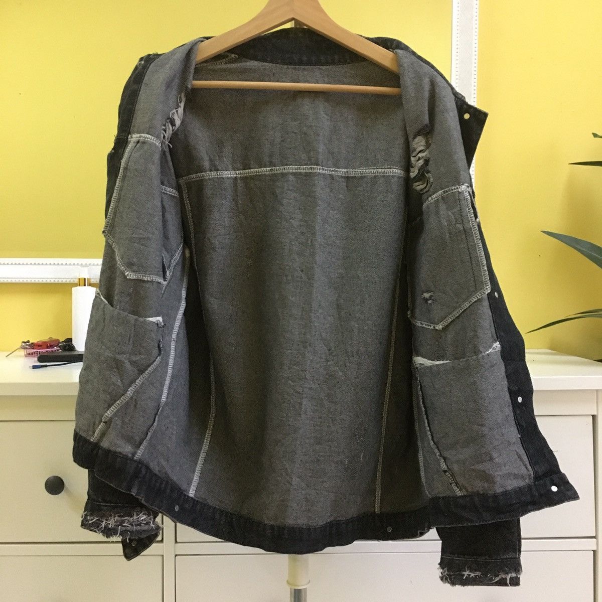 Japanese Brand Japanese Women Distressed Denim Size XL / US 12-14 / IT 48-50 - 10 Thumbnail