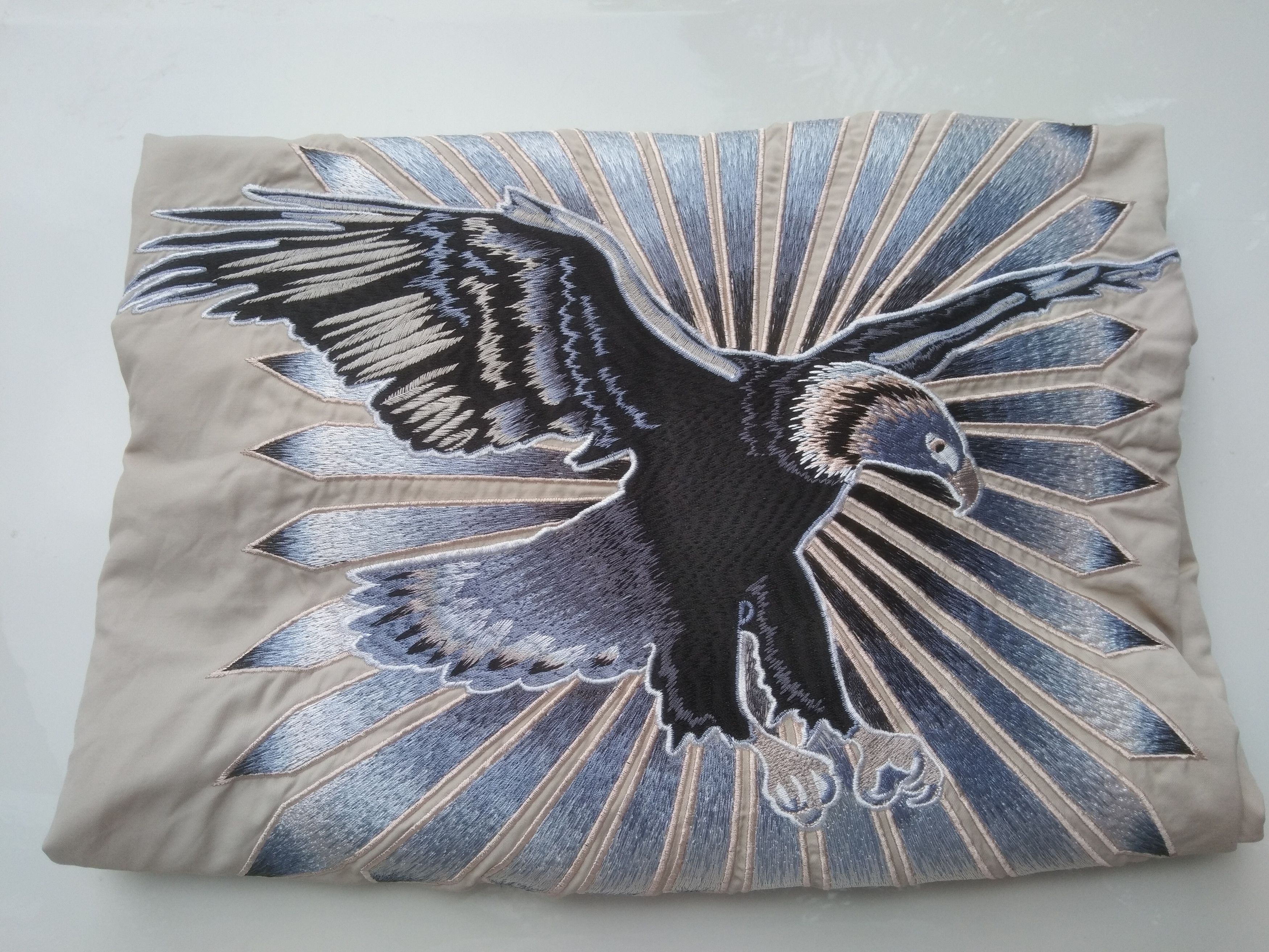 Japanese Brand LIGHTLAYERS H&M JACKET EMBROIDERY EAGLE Size US L / EU 52-54 / 3 - 3 Thumbnail