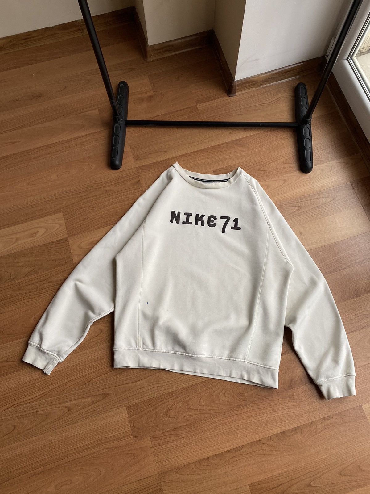 distressed nike sweatshirt