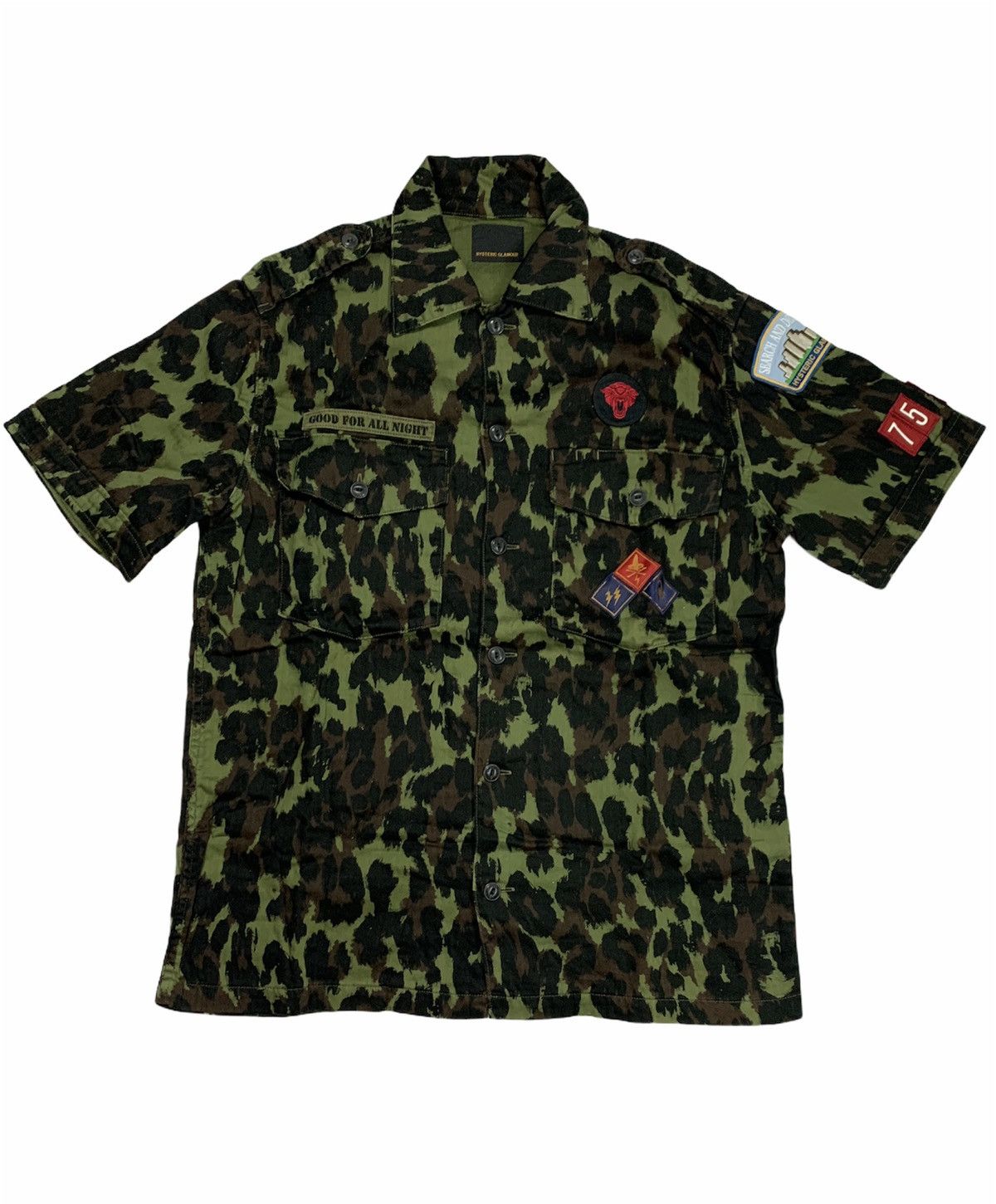 Hysteric Glamour Hysteric glamour camo shirt button down Size US M / EU 48-50 / 2 - 1 Thumbnail