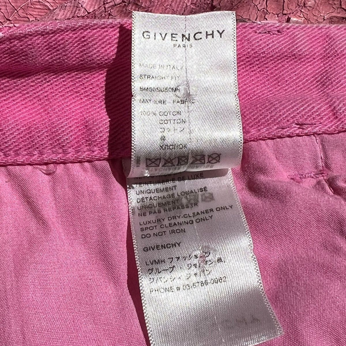 Givenchy SS21 Runway Crackled Paint thigh zip denim Size US 34 / EU 50 - 5 Thumbnail
