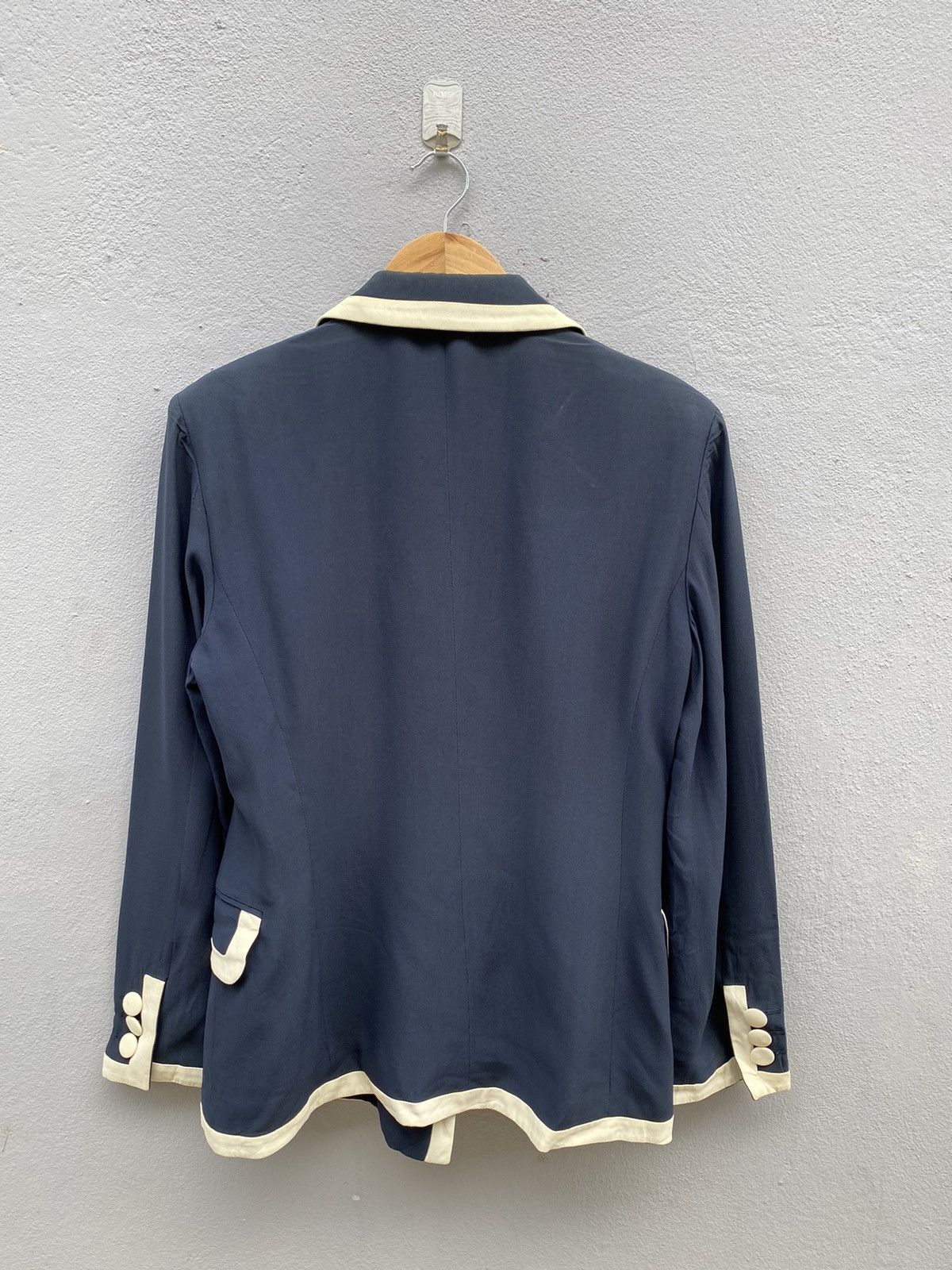Moschino authentic moschino couture double collar luxury blazer Size 38R - 10 Thumbnail