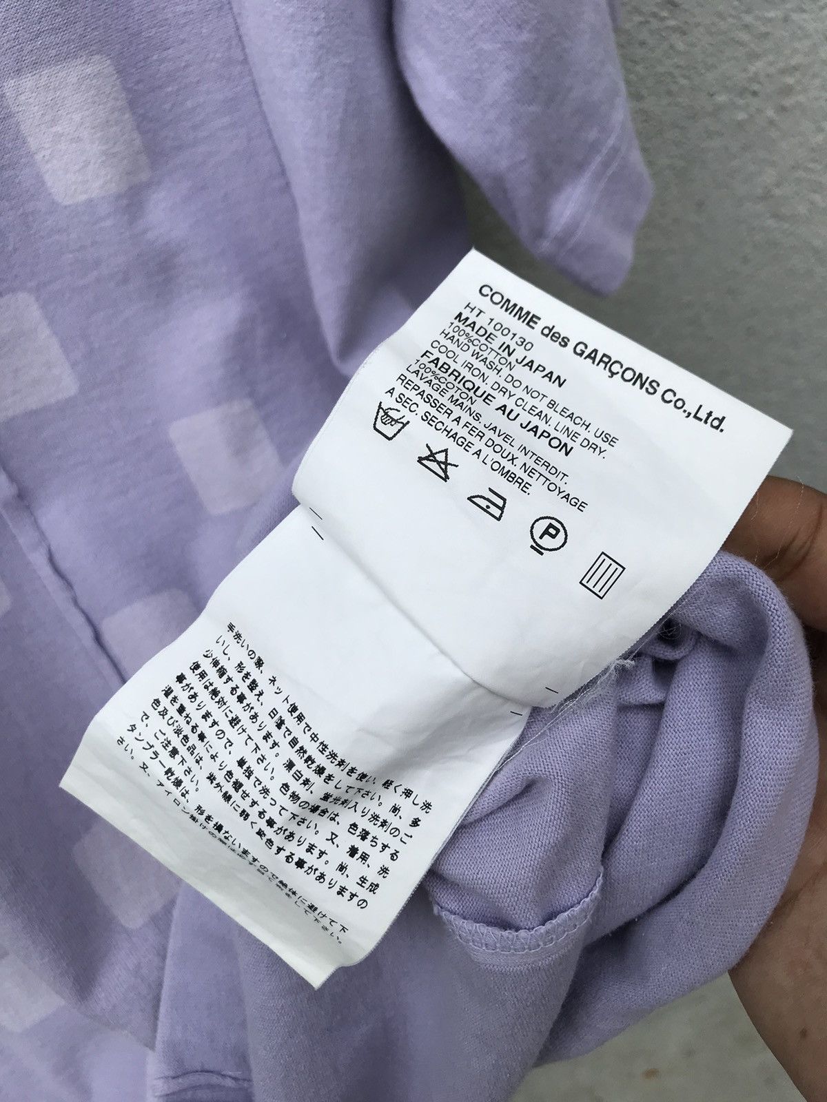 Comme des Garcons Homme AD2000 COMME DES GARÇONS HOMME PAINTER REBUILD TEE Size US M / EU 48-50 / 2 - 5 Thumbnail