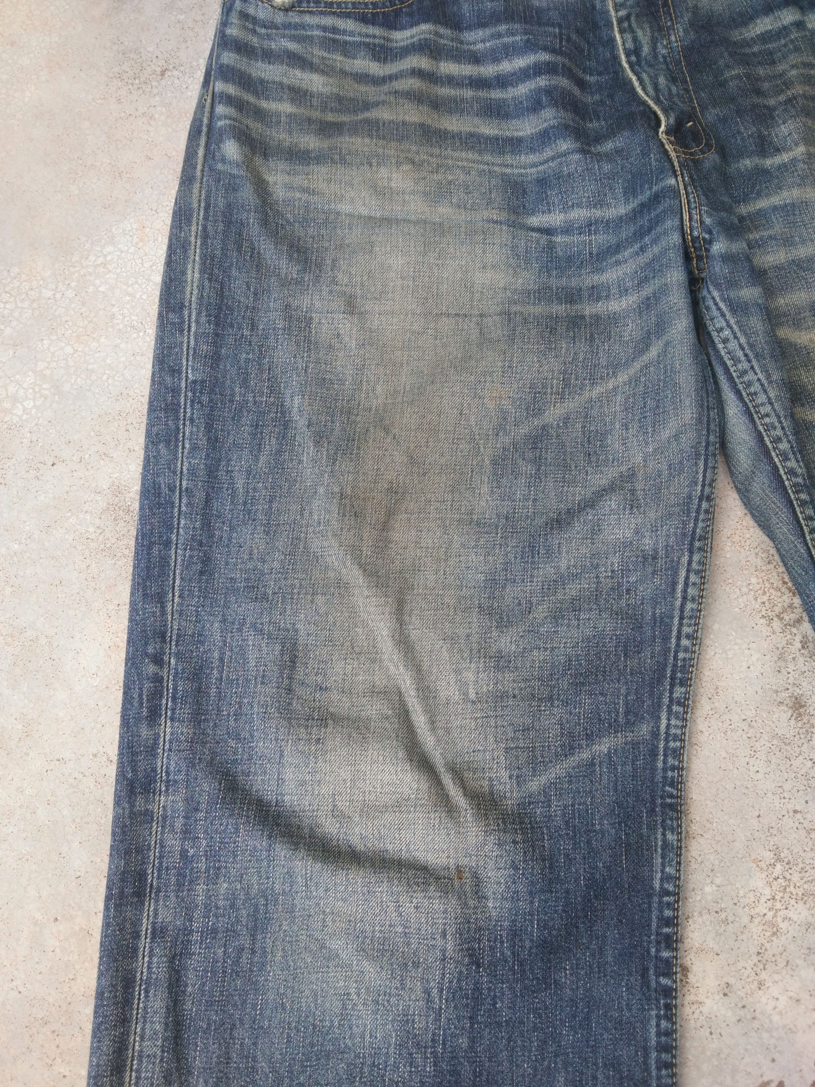 Jean × Levi's × Vintage Vintage Levis 502 Rusty Wash Distressed Jeans 36x33 Size US 36 / EU 52 - 6 Thumbnail