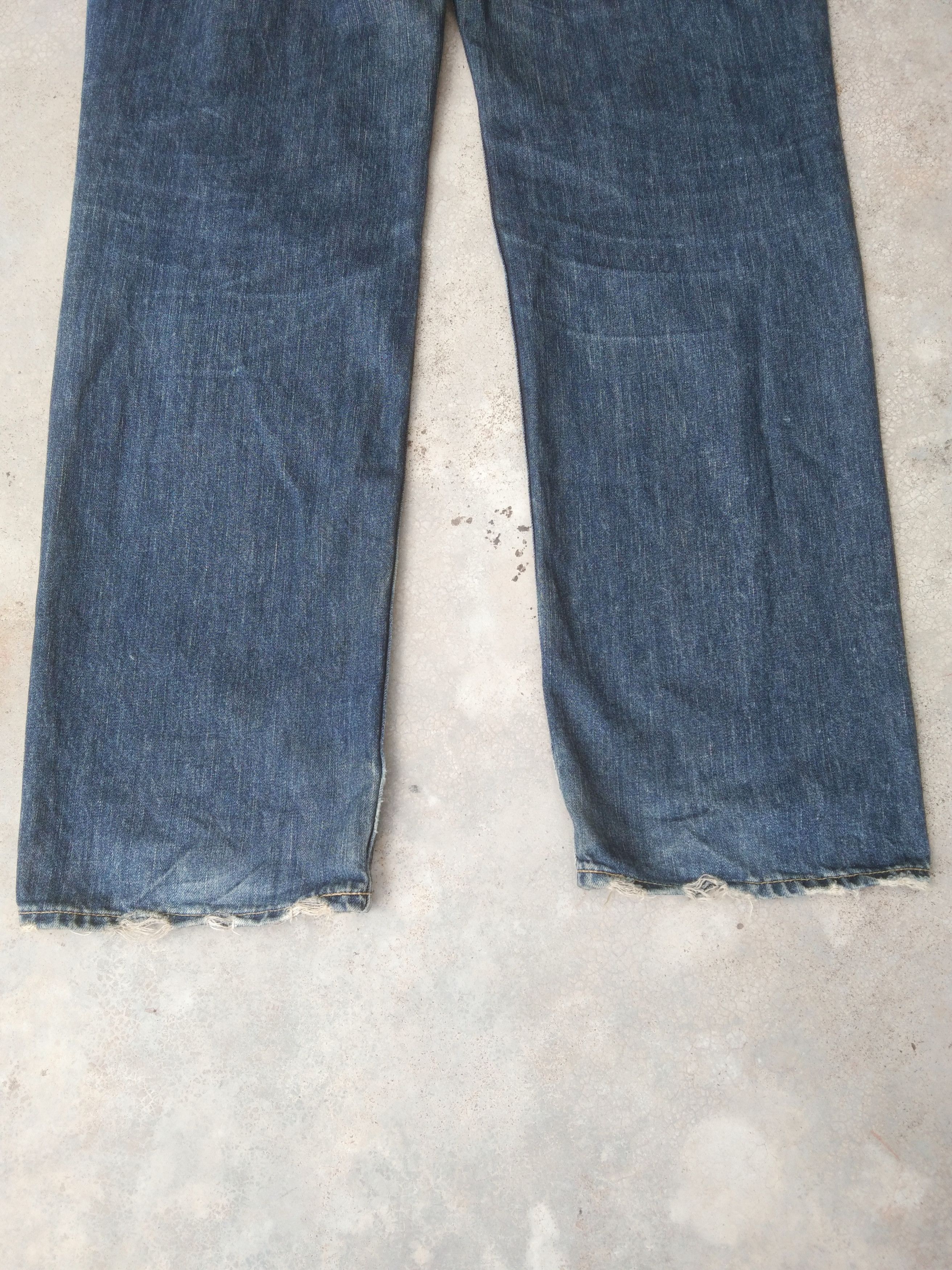 Jean × Levi's × Vintage Vintage Levis 502 Rusty Wash Distressed Jeans 36x33 Size US 36 / EU 52 - 3 Thumbnail