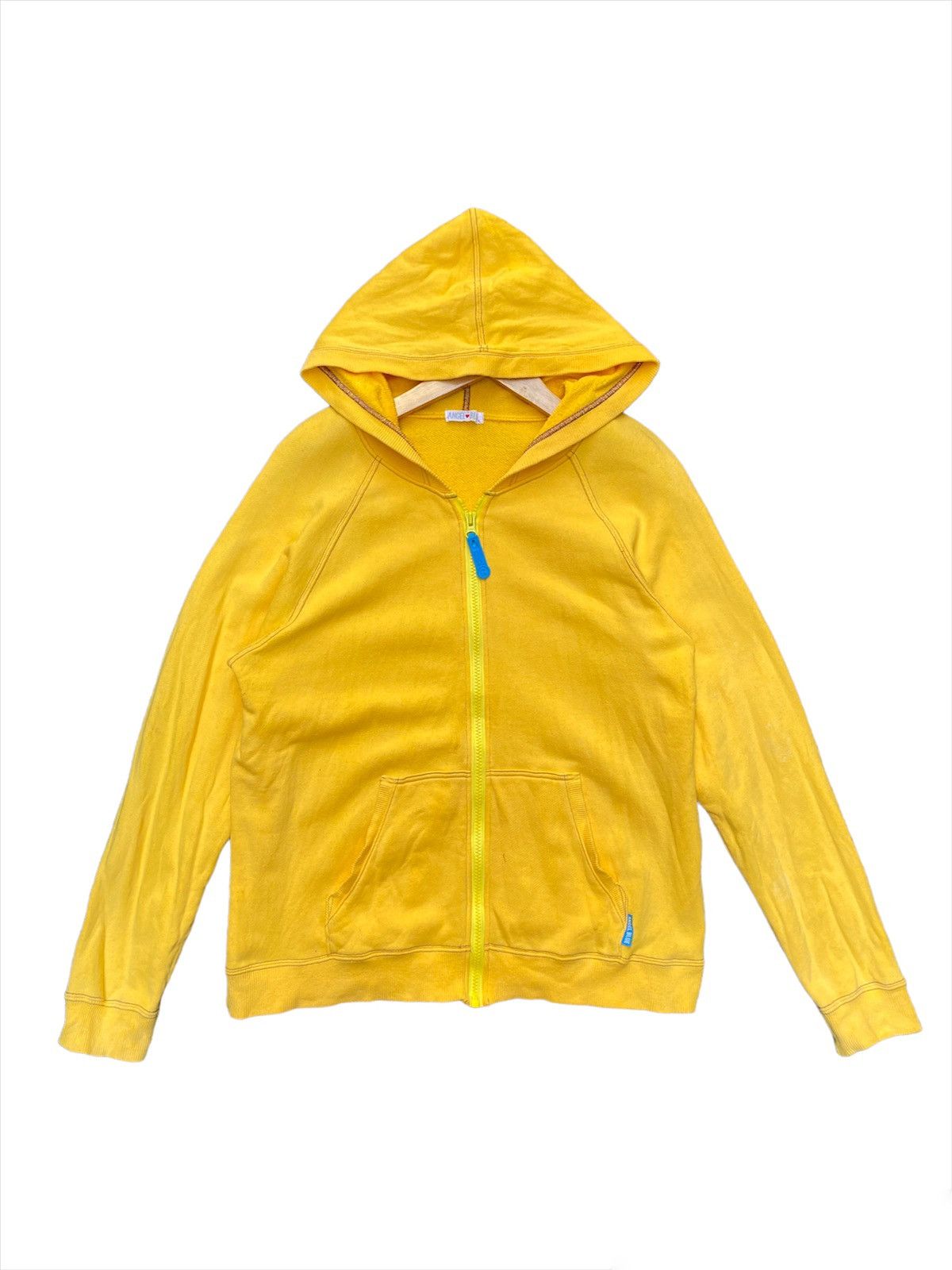 20471120 × Beauty Beast × Japanese Brand 1990s Angel Blue “Love & Smile” Zip Hoodie Size US M / EU 48-50 / 2 - 2 Thumbnail