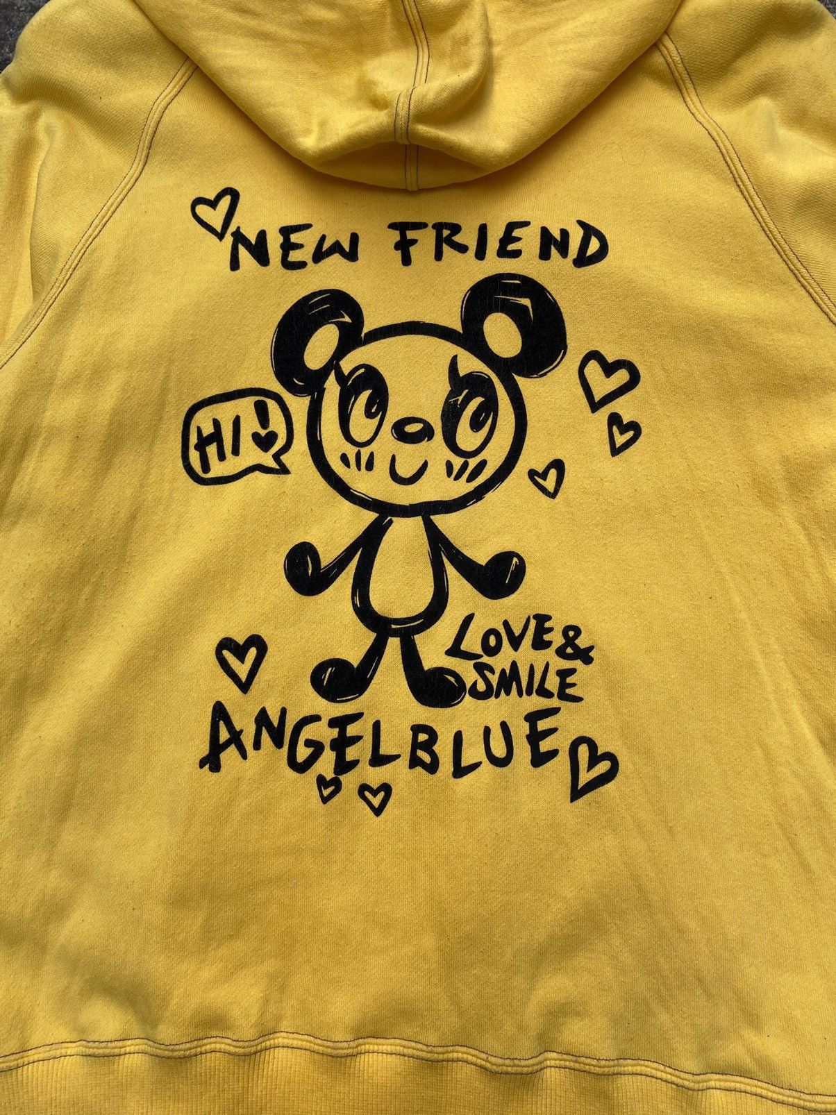 20471120 × Beauty Beast × Japanese Brand 1990s Angel Blue “Love & Smile” Zip Hoodie Size US M / EU 48-50 / 2 - 3 Thumbnail