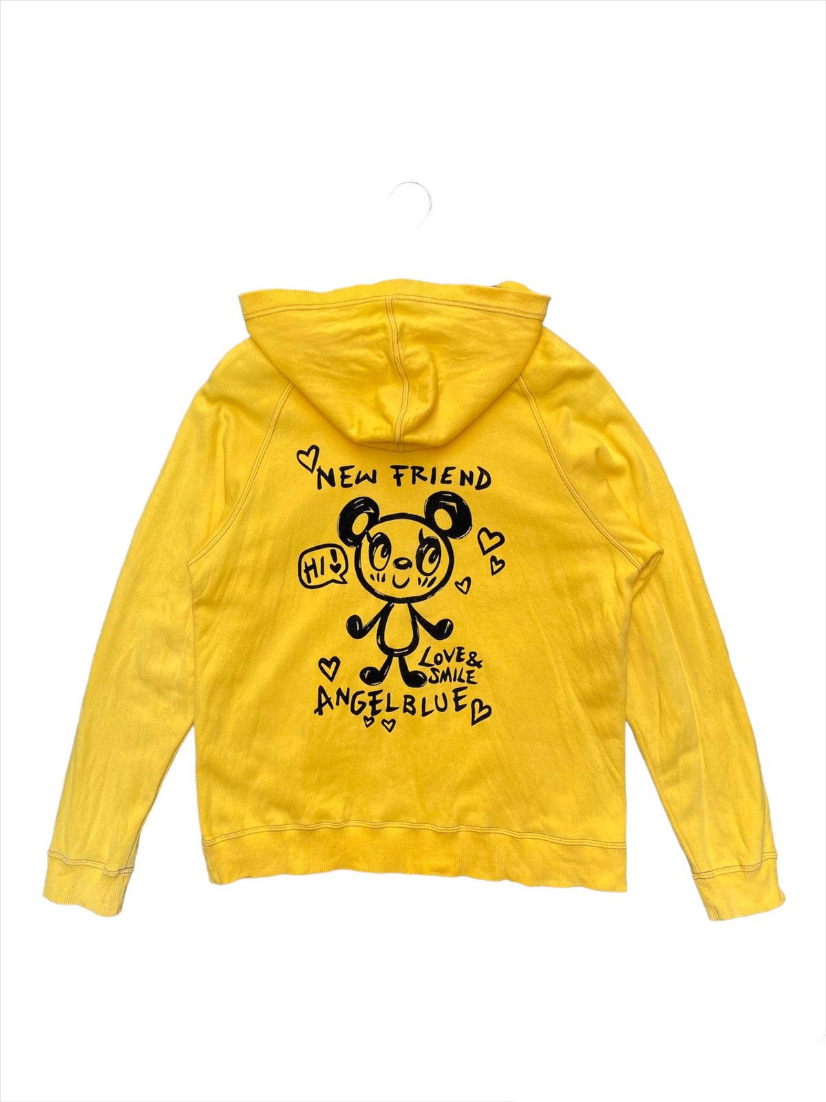 20471120 × Beauty Beast × Japanese Brand 1990s Angel Blue “Love & Smile” Zip Hoodie Size US M / EU 48-50 / 2 - 1 Thumbnail