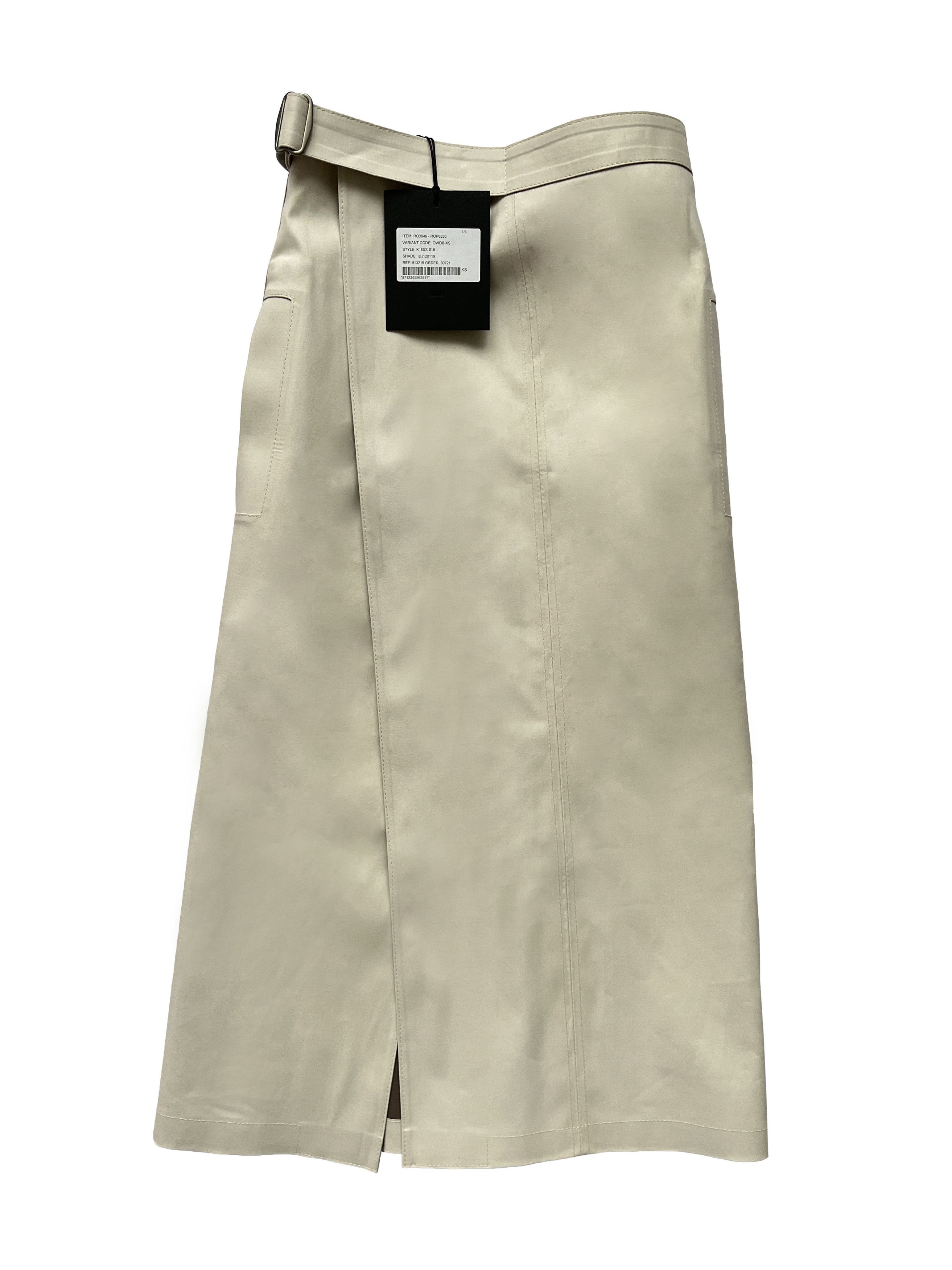 image of 2018 Kiko Kostadinov x Mackintosh 0002 Skirt in Beige, Women's (Size 26)