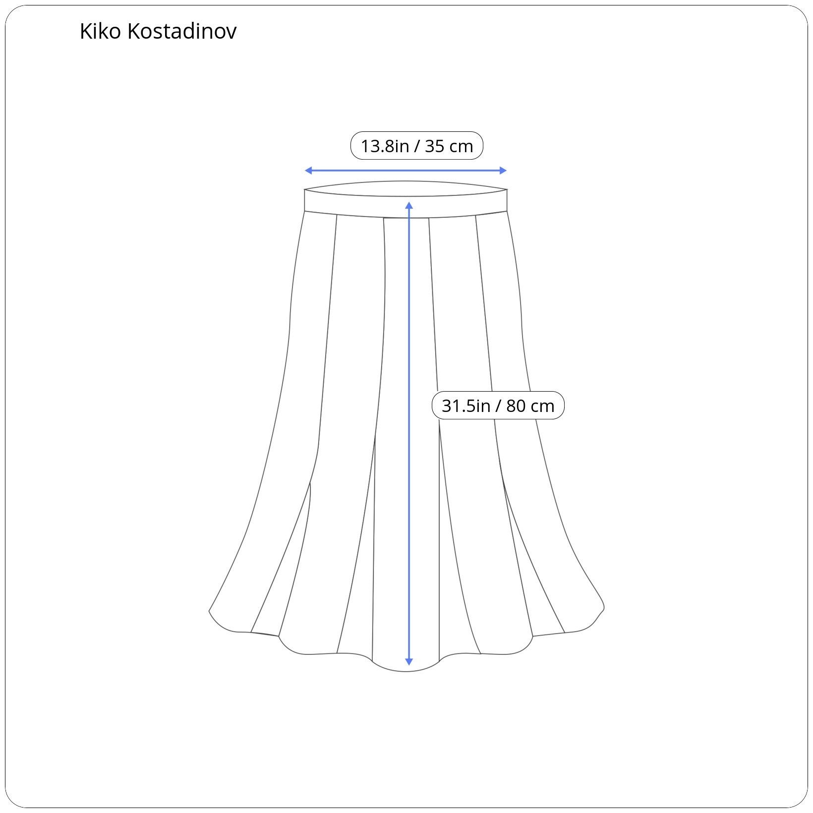 Kiko Kostadinov ⚡️QUICK SALE⚡️2018 Kiko Kostadinov x Mackintosh 0002 Skirt Size 26" / US 2 / IT 38 - 7 Thumbnail