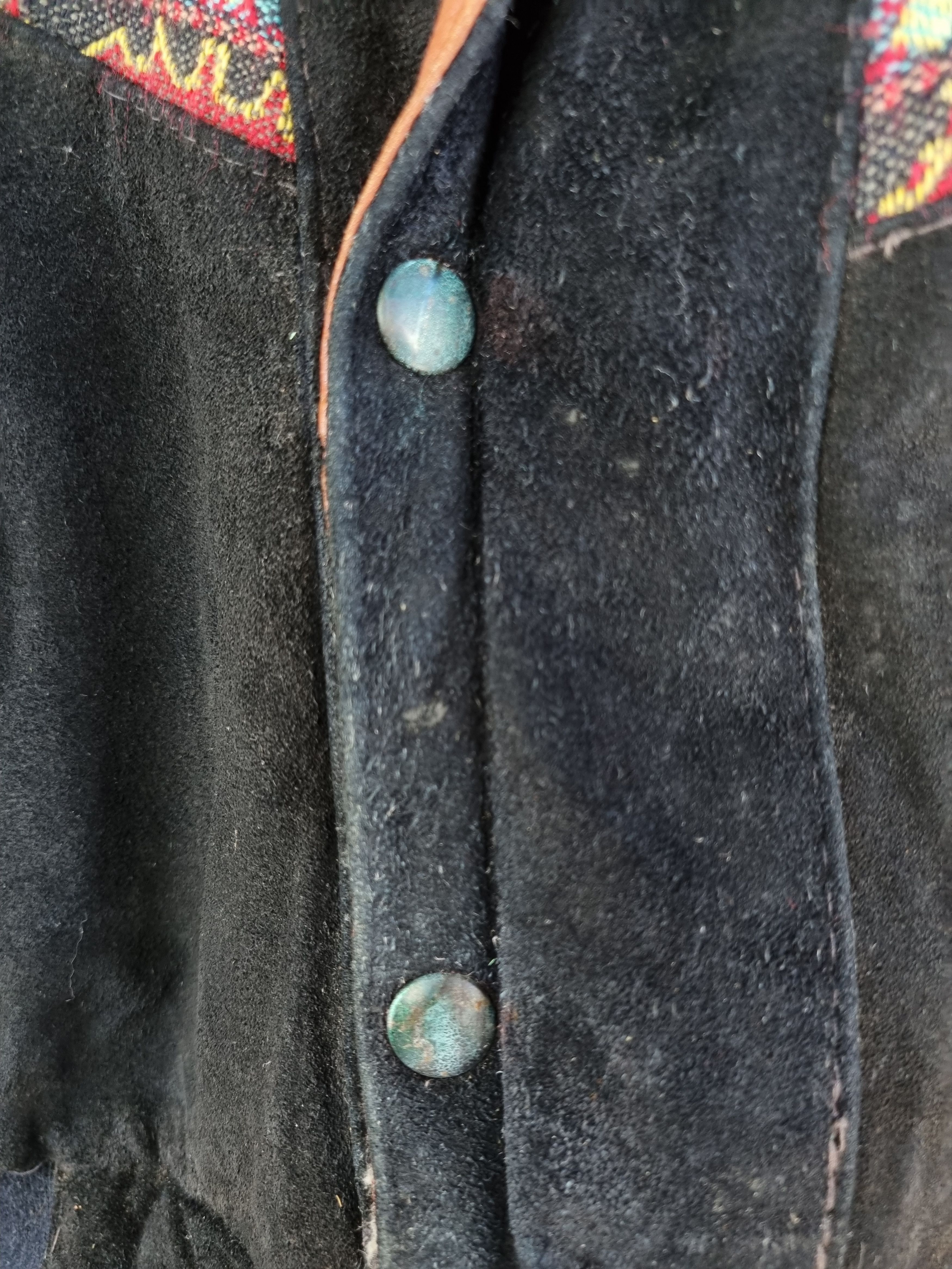 Aztech Mountain × Vintage 80s Aztec Suede Leather Bomber Aviator AIRMAIL Jacket Size US M / EU 48-50 / 2 - 17 Thumbnail