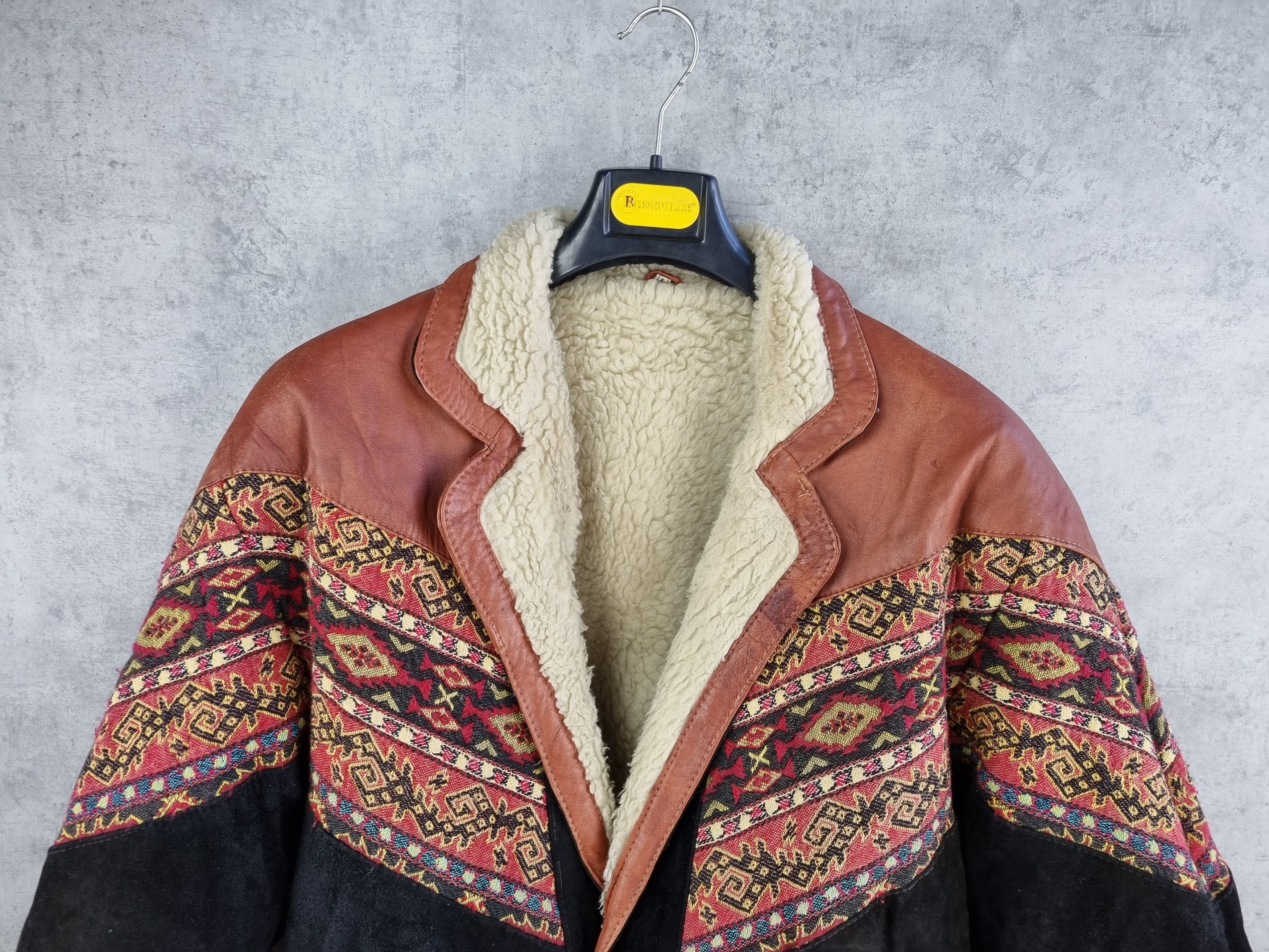 Aztech Mountain × Vintage 80s Aztec Suede Leather Bomber Aviator AIRMAIL Jacket Size US M / EU 48-50 / 2 - 6 Thumbnail