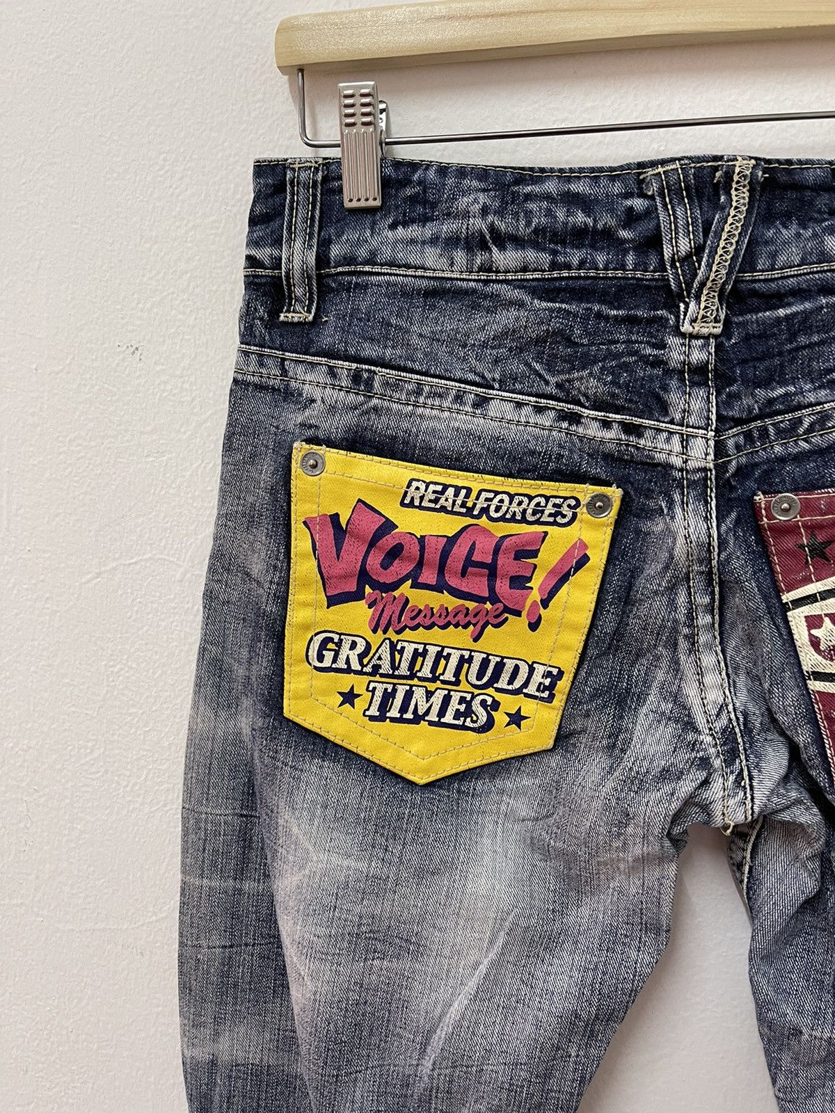 Japanese Brand × Vintage Japanese Design Custom Made Style Distressed Denim Size US 31 - 14 Thumbnail