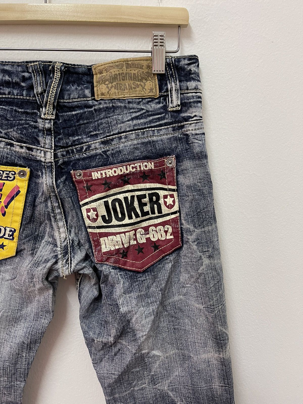 Japanese Brand × Vintage Japanese Design Custom Made Style Distressed Denim Size US 31 - 13 Thumbnail