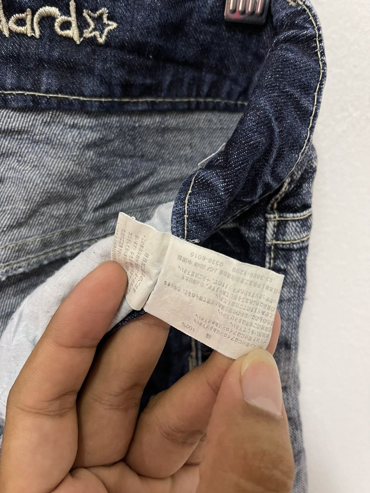 Japanese Brand × Vintage Japanese Design Custom Made Style Distressed Denim Size US 31 - 17 Thumbnail