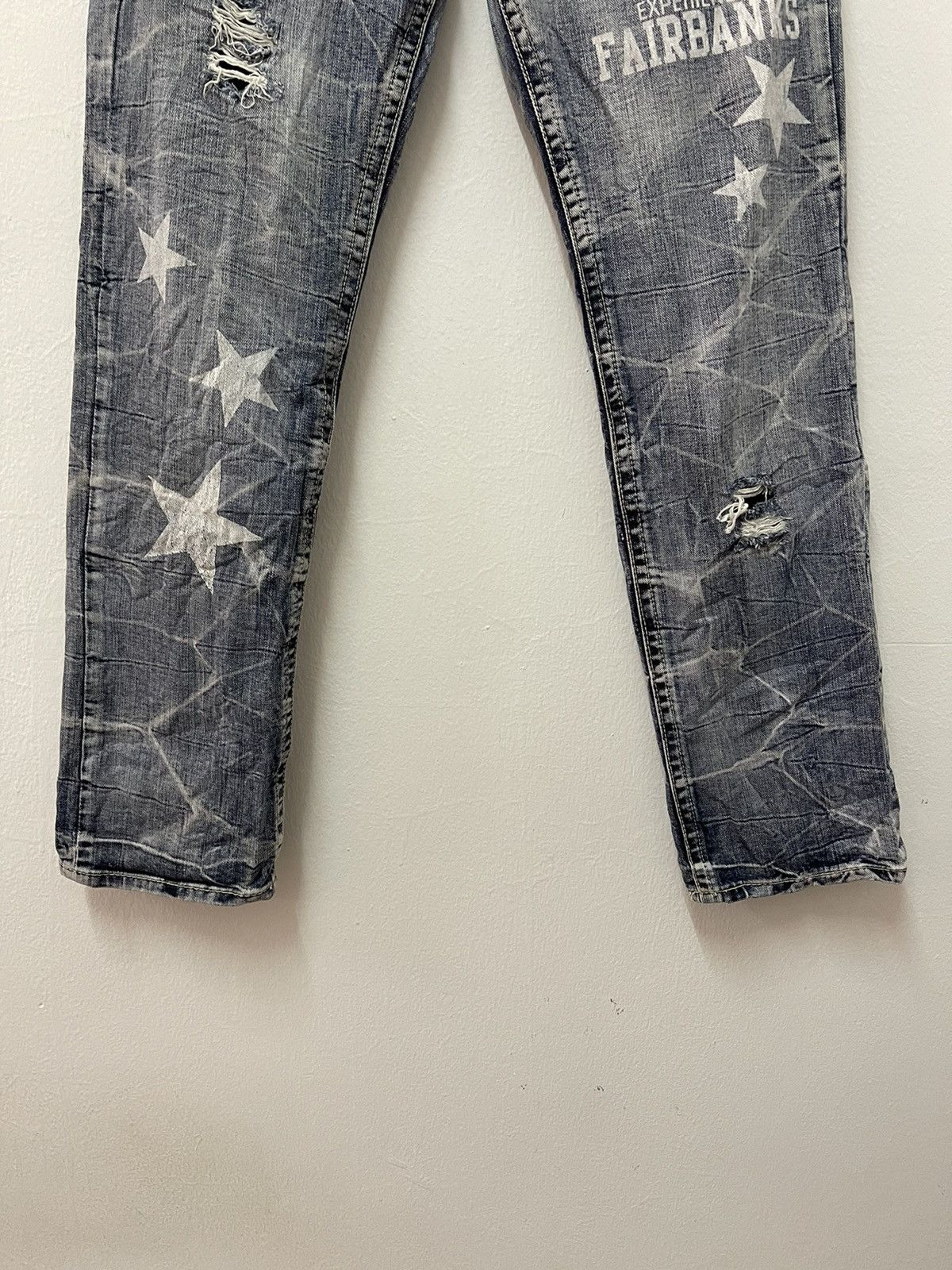 Japanese Brand × Vintage Japanese Design Custom Made Style Distressed Denim Size US 31 - 3 Thumbnail