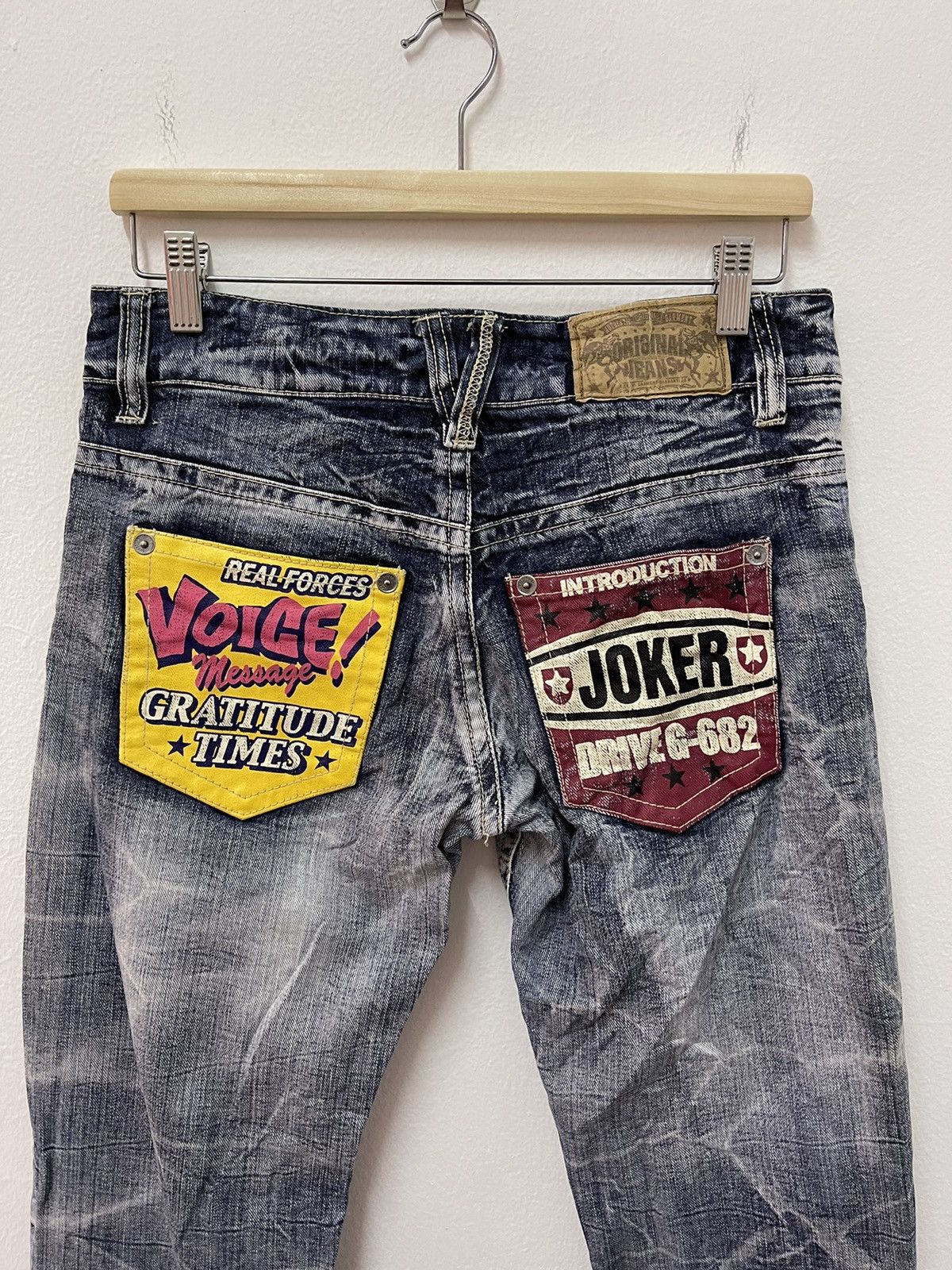 Japanese Brand × Vintage Japanese Design Custom Made Style Distressed Denim Size US 31 - 11 Thumbnail