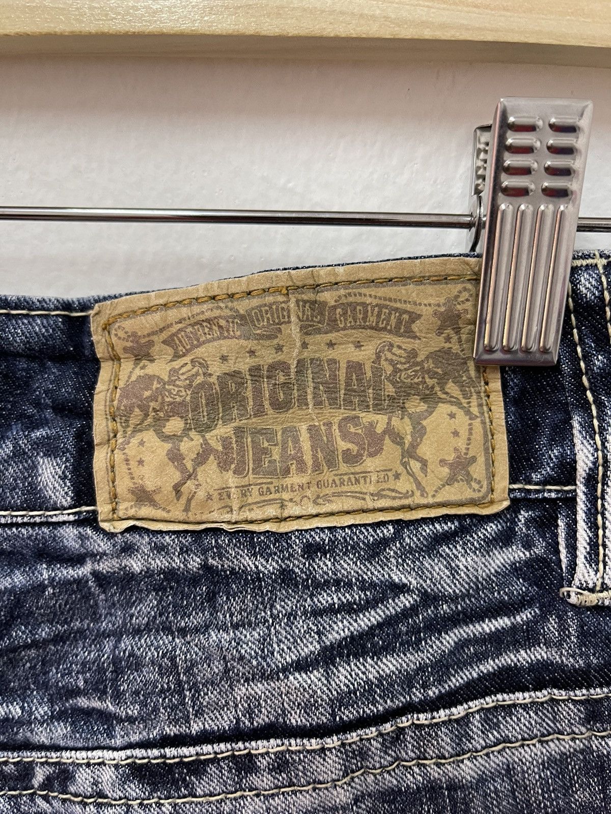 Japanese Brand × Vintage Japanese Design Custom Made Style Distressed Denim Size US 31 - 15 Thumbnail