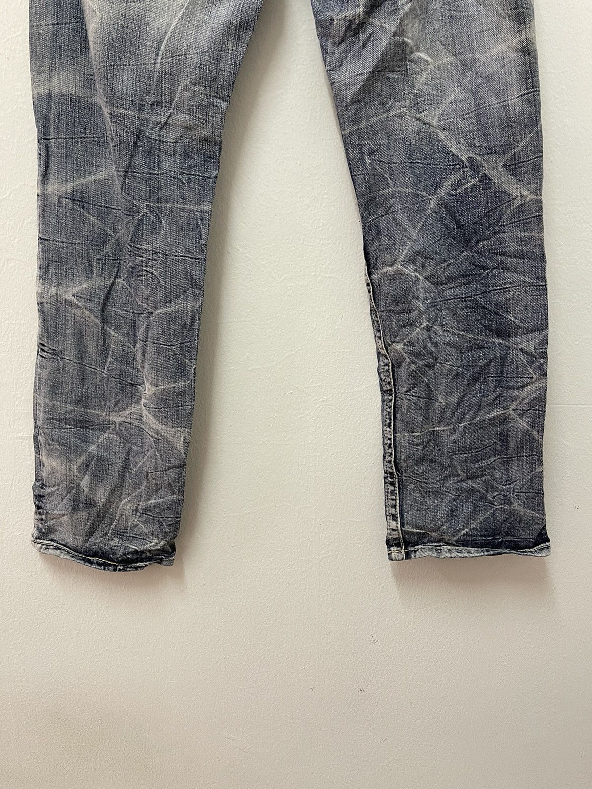 Japanese Brand × Vintage Japanese Design Custom Made Style Distressed Denim Size US 31 - 12 Thumbnail