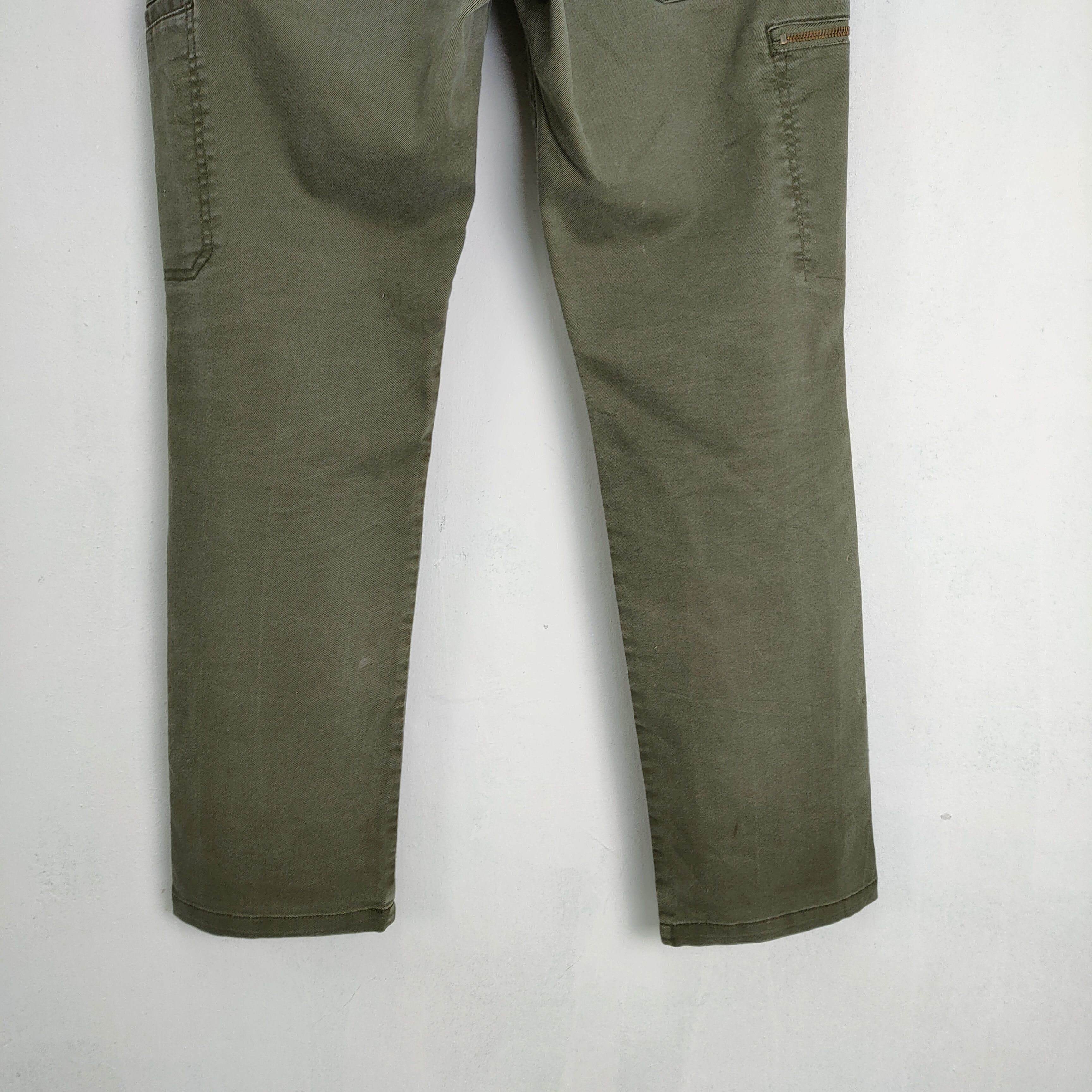 Japanese Brand VINTAGE JAPANESE BRAND FADED GREEN CARGO PANTS Size US 30 / EU 46 - 9 Thumbnail