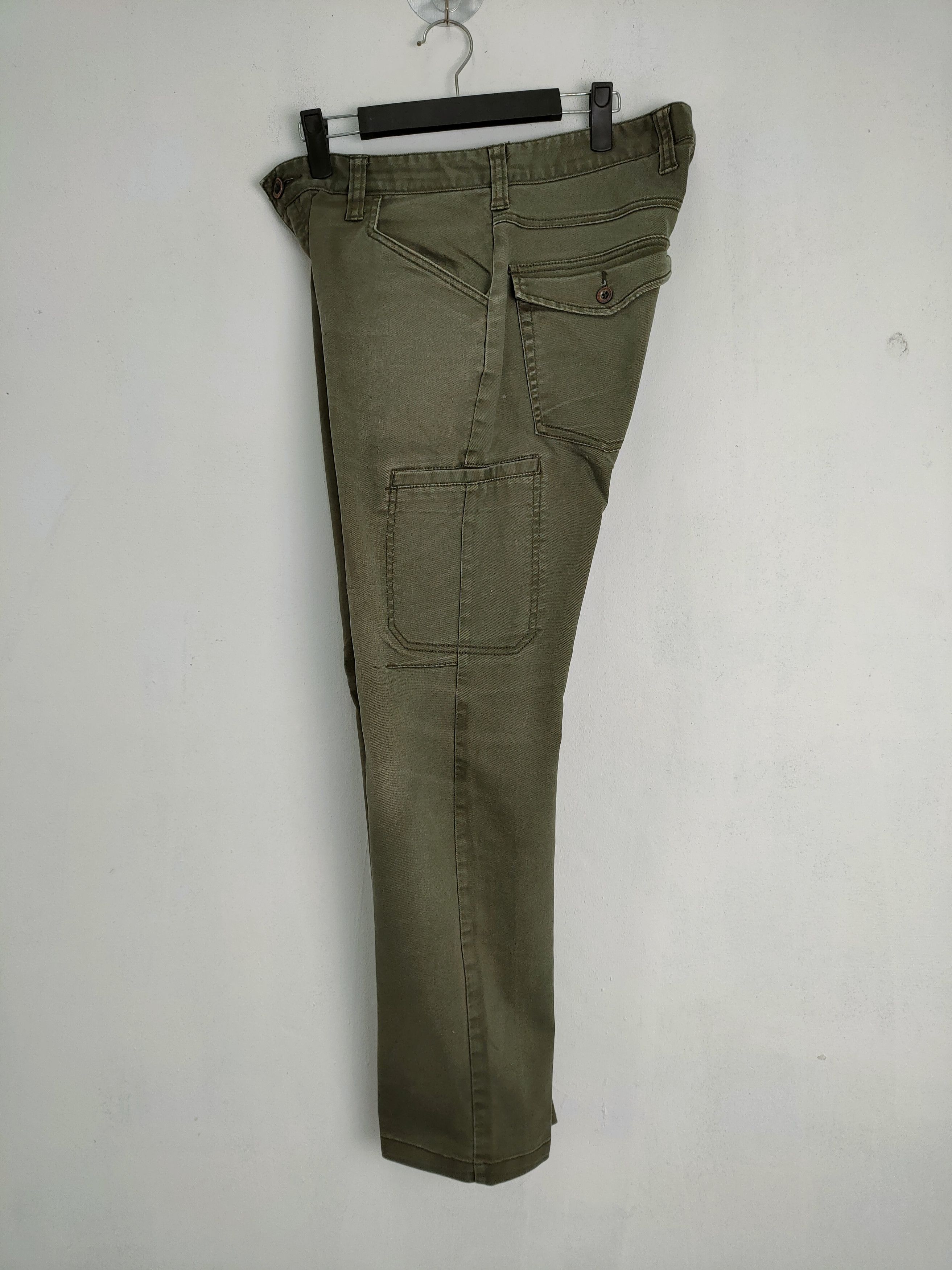 Japanese Brand VINTAGE JAPANESE BRAND FADED GREEN CARGO PANTS Size US 30 / EU 46 - 12 Thumbnail