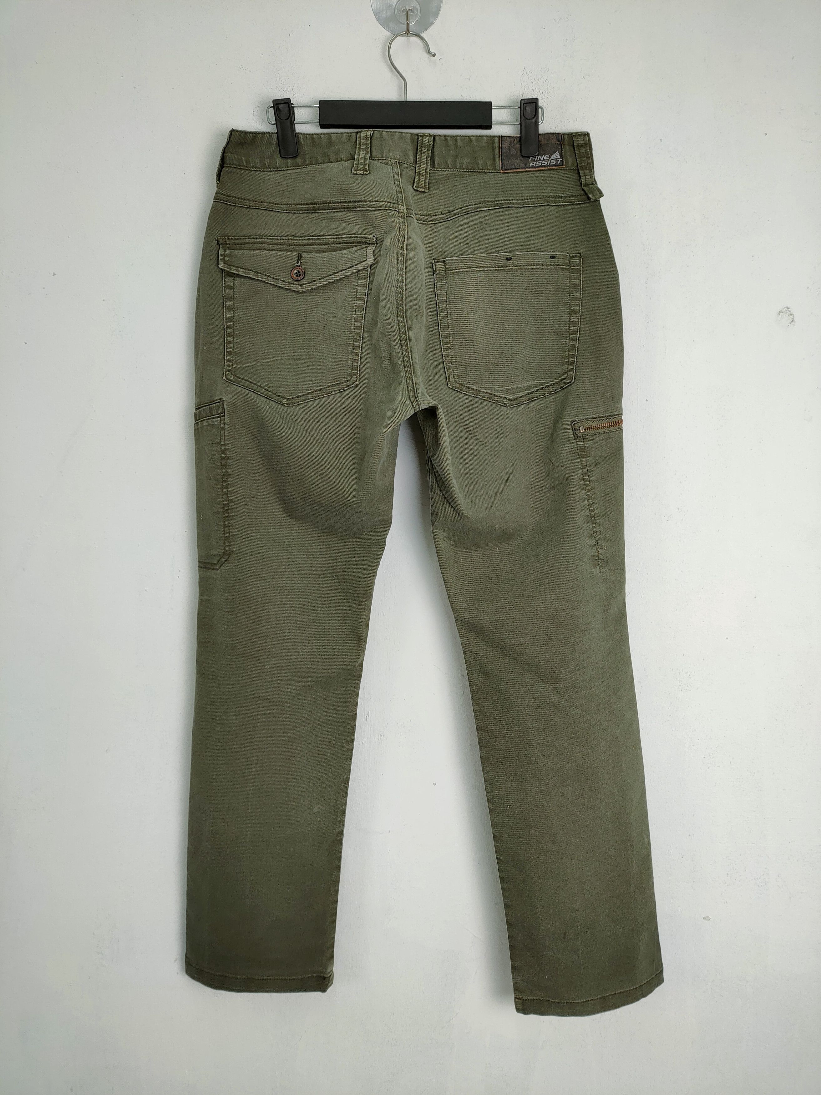 Japanese Brand VINTAGE JAPANESE BRAND FADED GREEN CARGO PANTS Size US 30 / EU 46 - 7 Thumbnail
