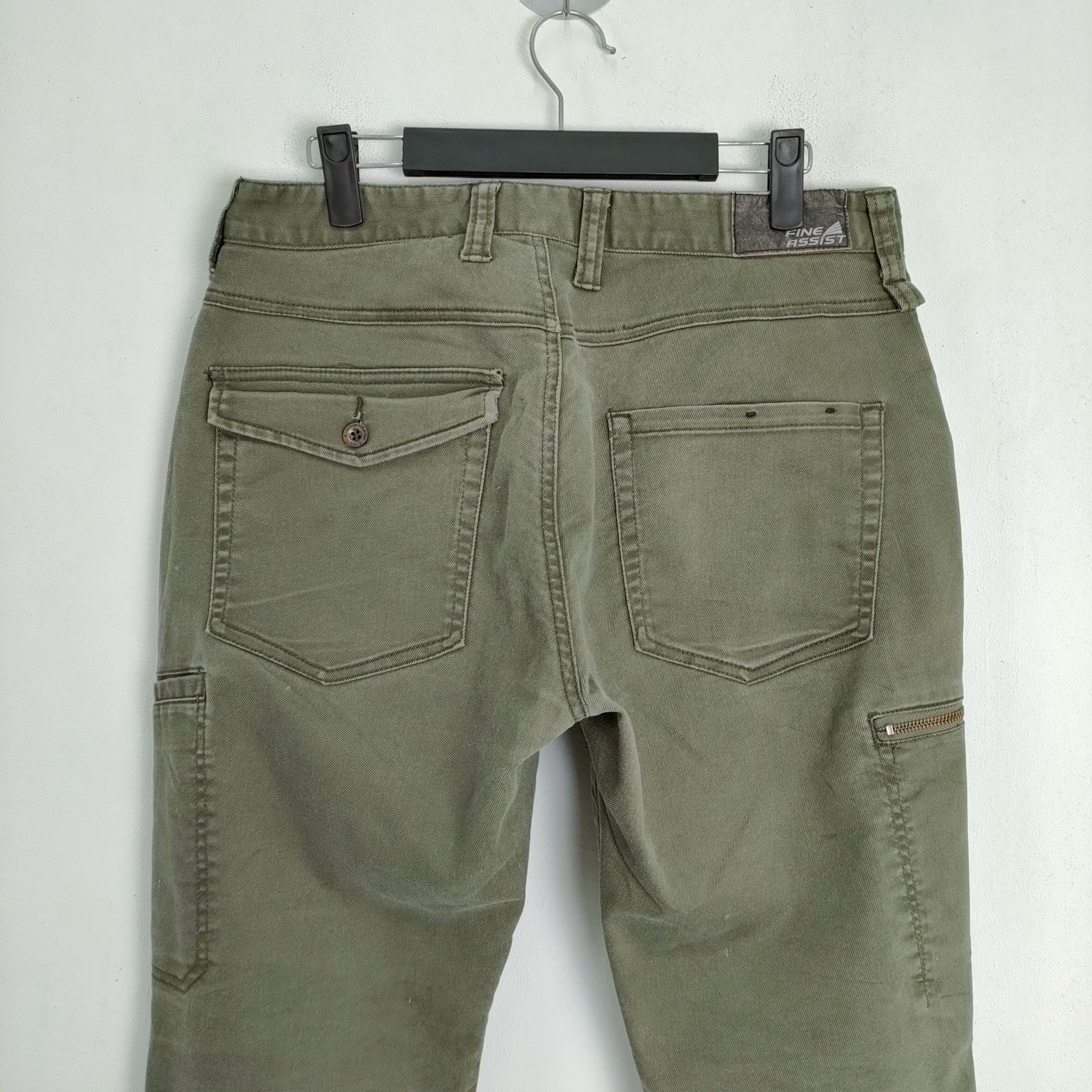 Japanese Brand VINTAGE JAPANESE BRAND FADED GREEN CARGO PANTS Size US 30 / EU 46 - 8 Thumbnail