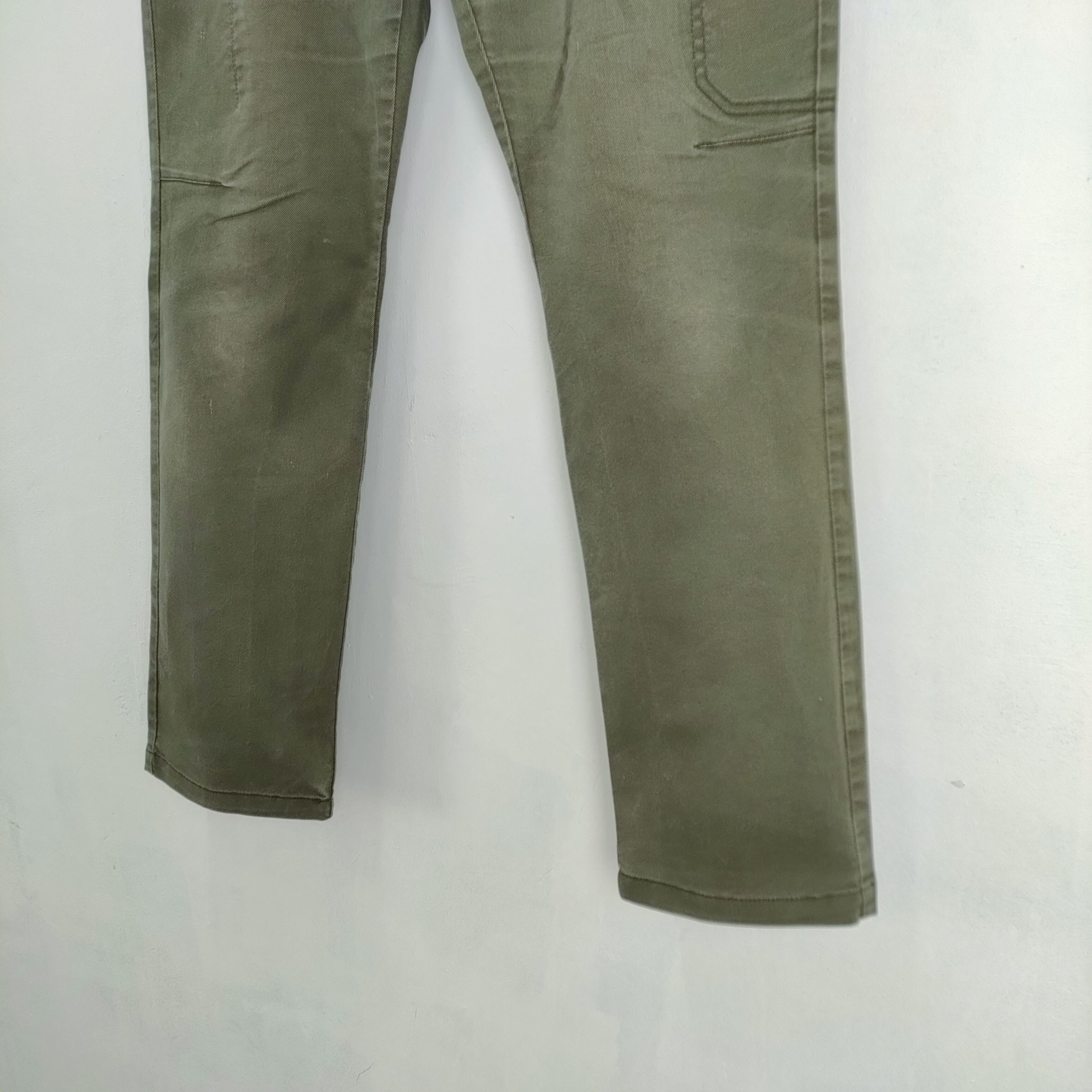 Japanese Brand VINTAGE JAPANESE BRAND FADED GREEN CARGO PANTS Size US 30 / EU 46 - 5 Thumbnail
