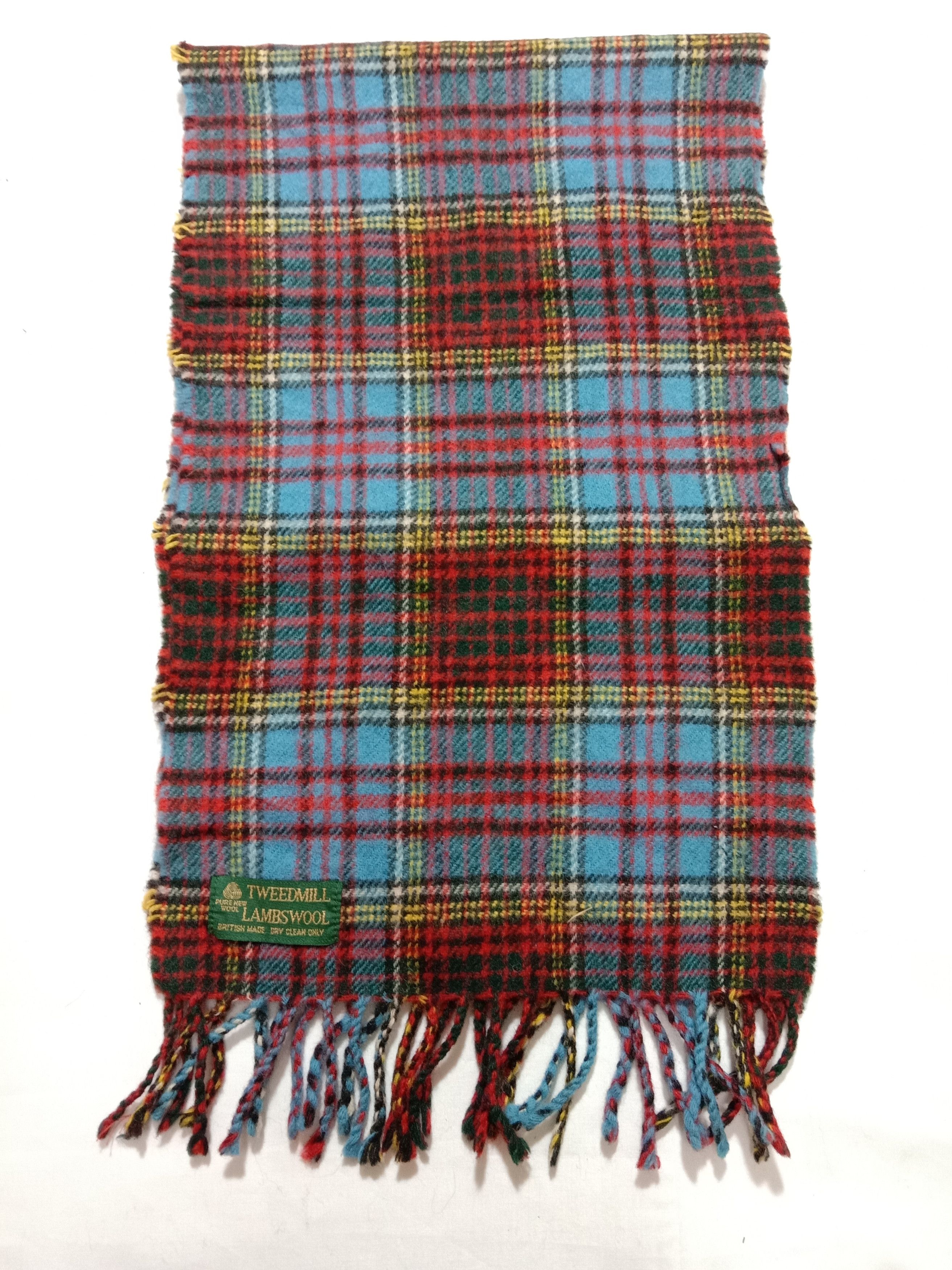 Designer COMBO!! Tweedmill Lambswool British Made Muffler/Scarf Size ONE SIZE - 5 Thumbnail